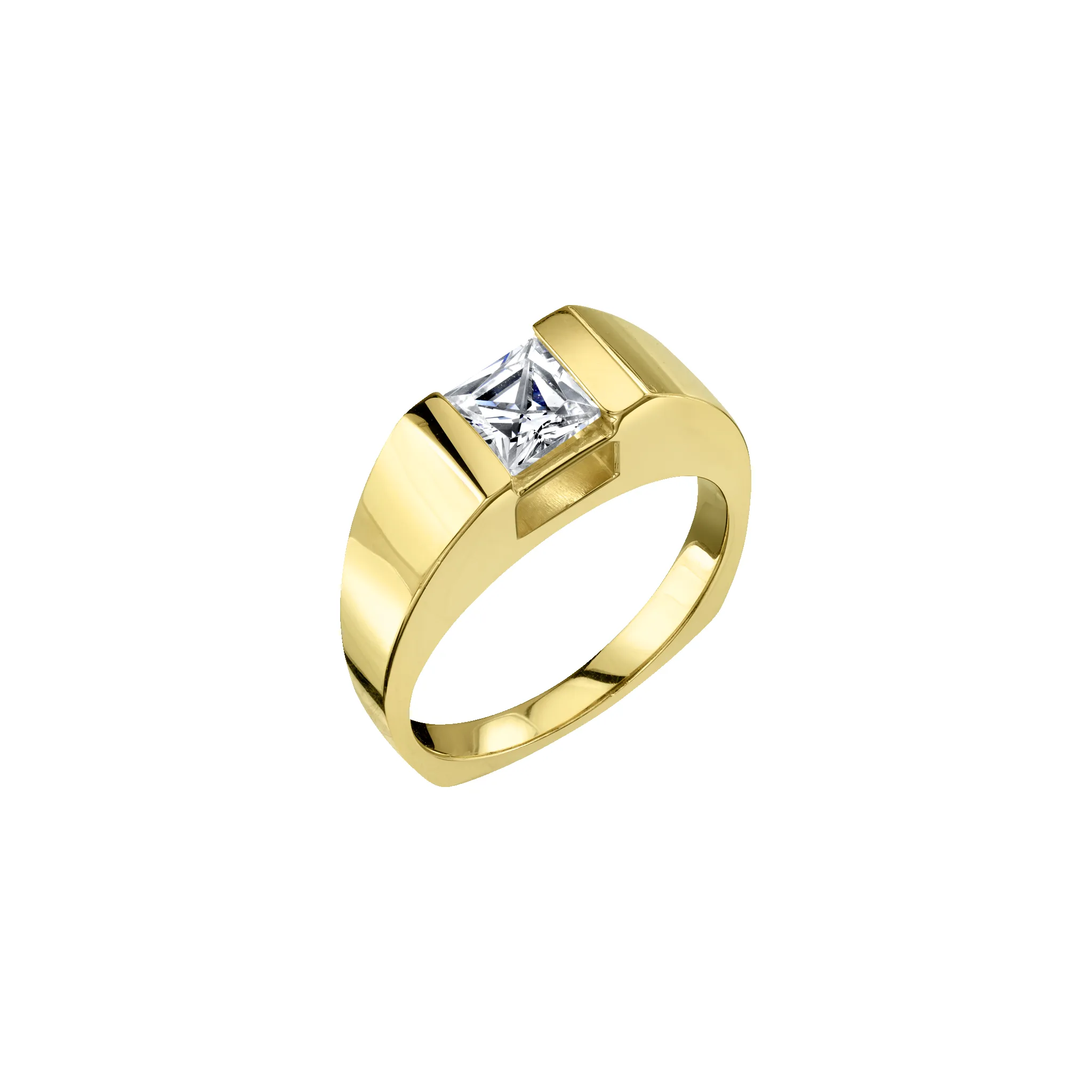 Bauhaus Ring with Princess Cut Diamond sold by Gabriela Artigas