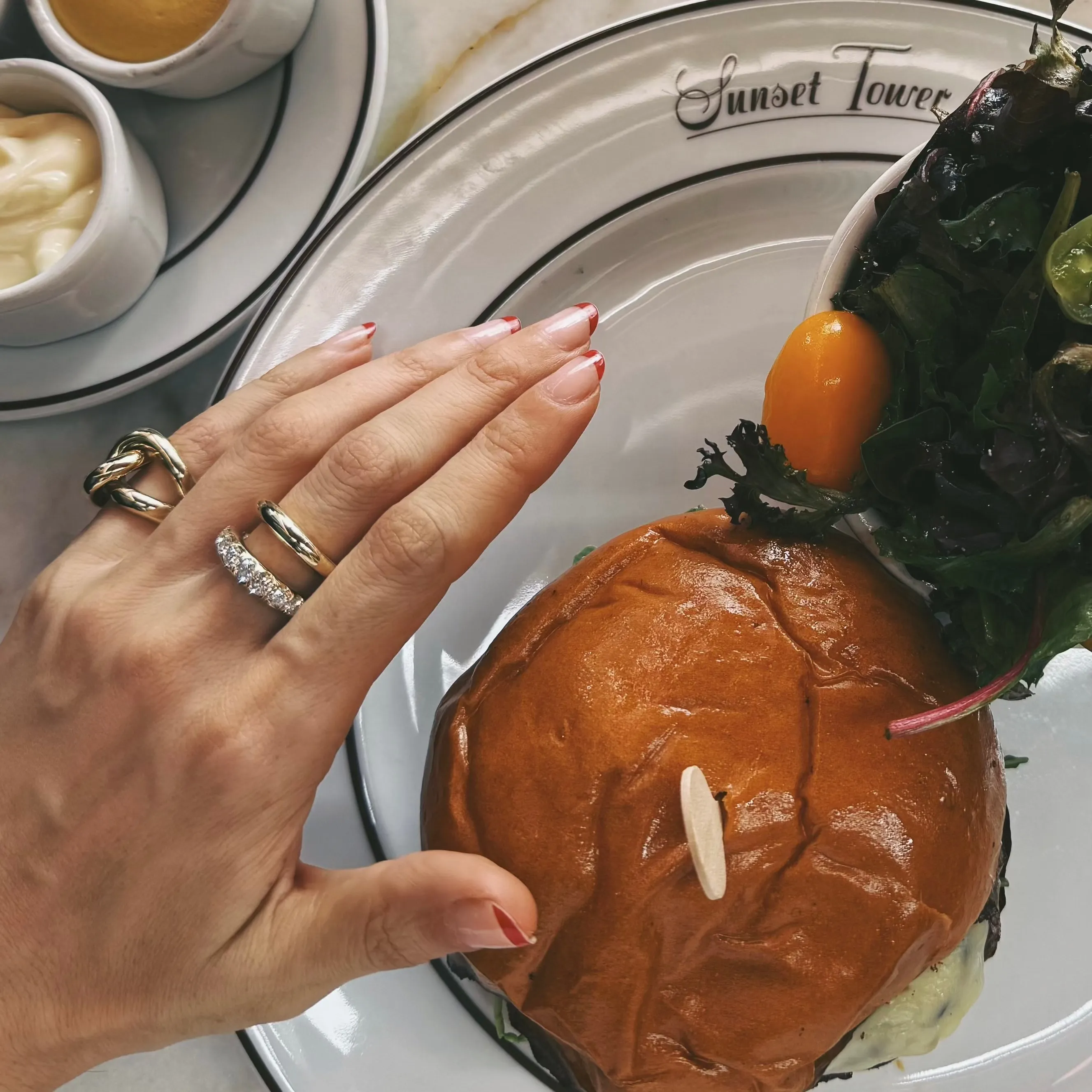 Grande Twin Tusk Ring with White Ascending Diamonds sold by Gabriela Artigas product image thumbnail 2