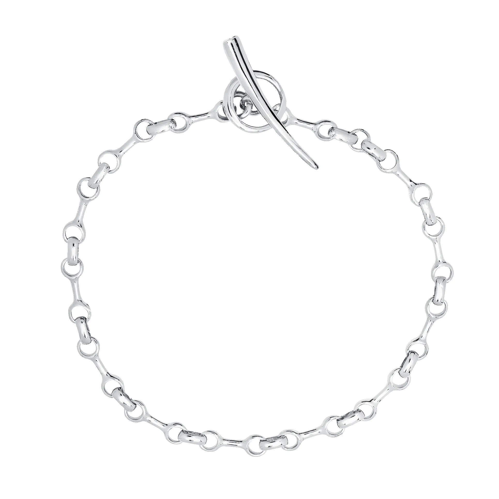 10 MM Double Beam Chain Bracelet with Tusk Clasp sold by Gabriela Artigas product image thumbnail 3