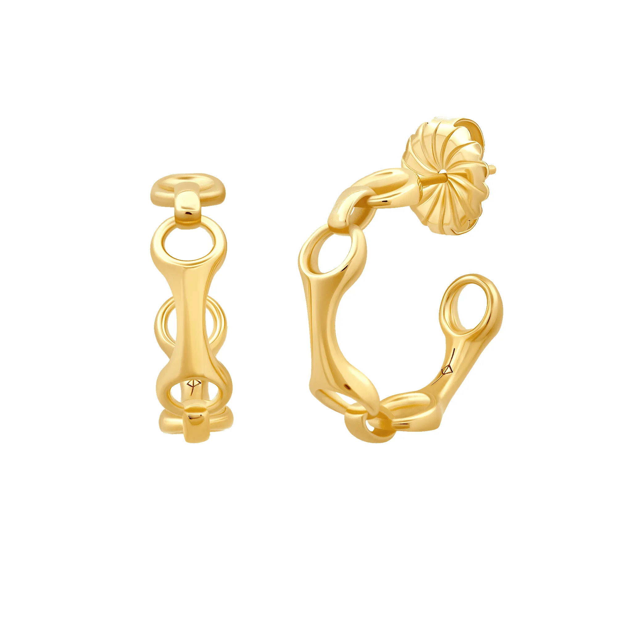 15 MM Double Beam Hoops sold by Gabriela Artigas product image thumbnail 2