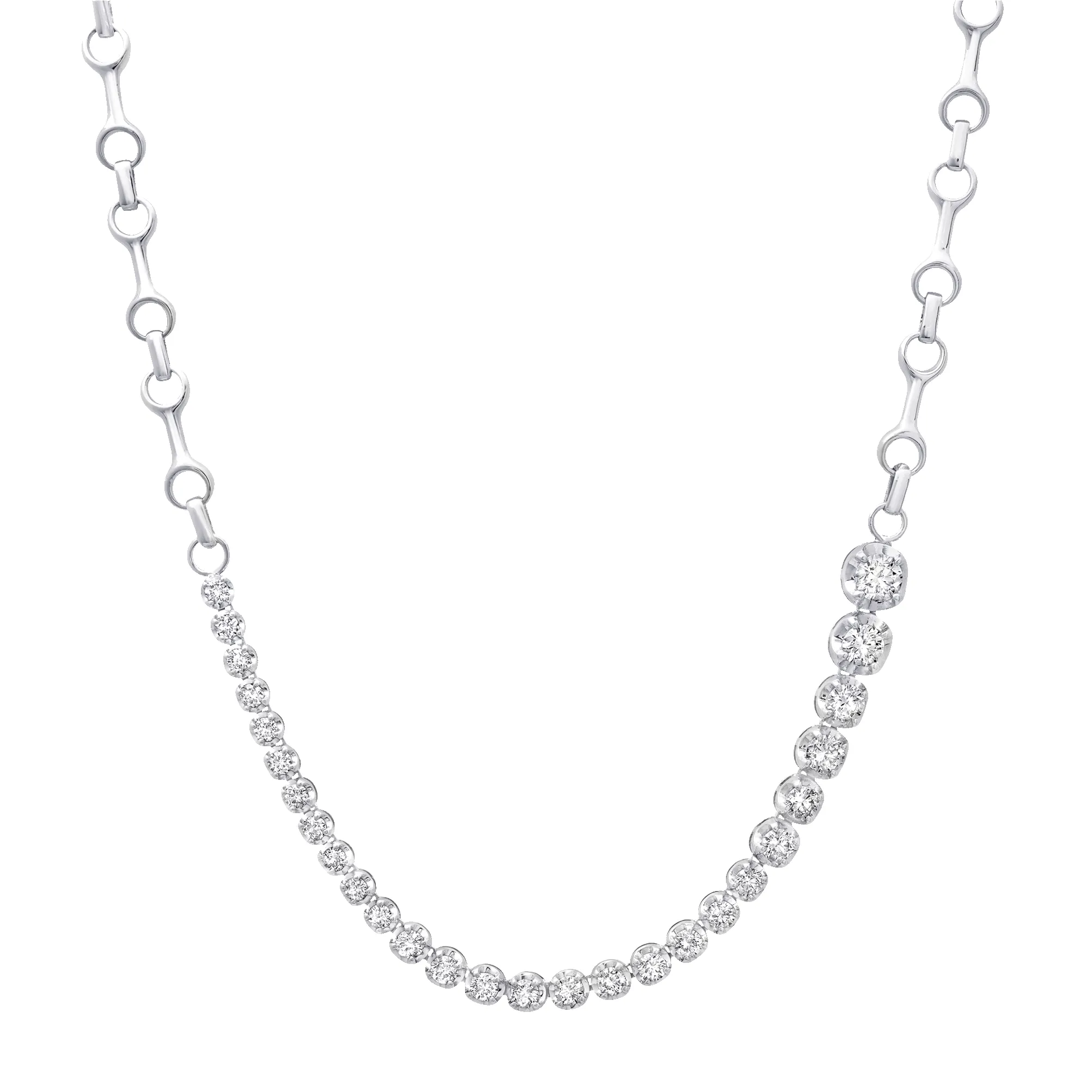 Ascending Diamonds Tennis Necklace sold by Gabriela Artigas product image thumbnail 2