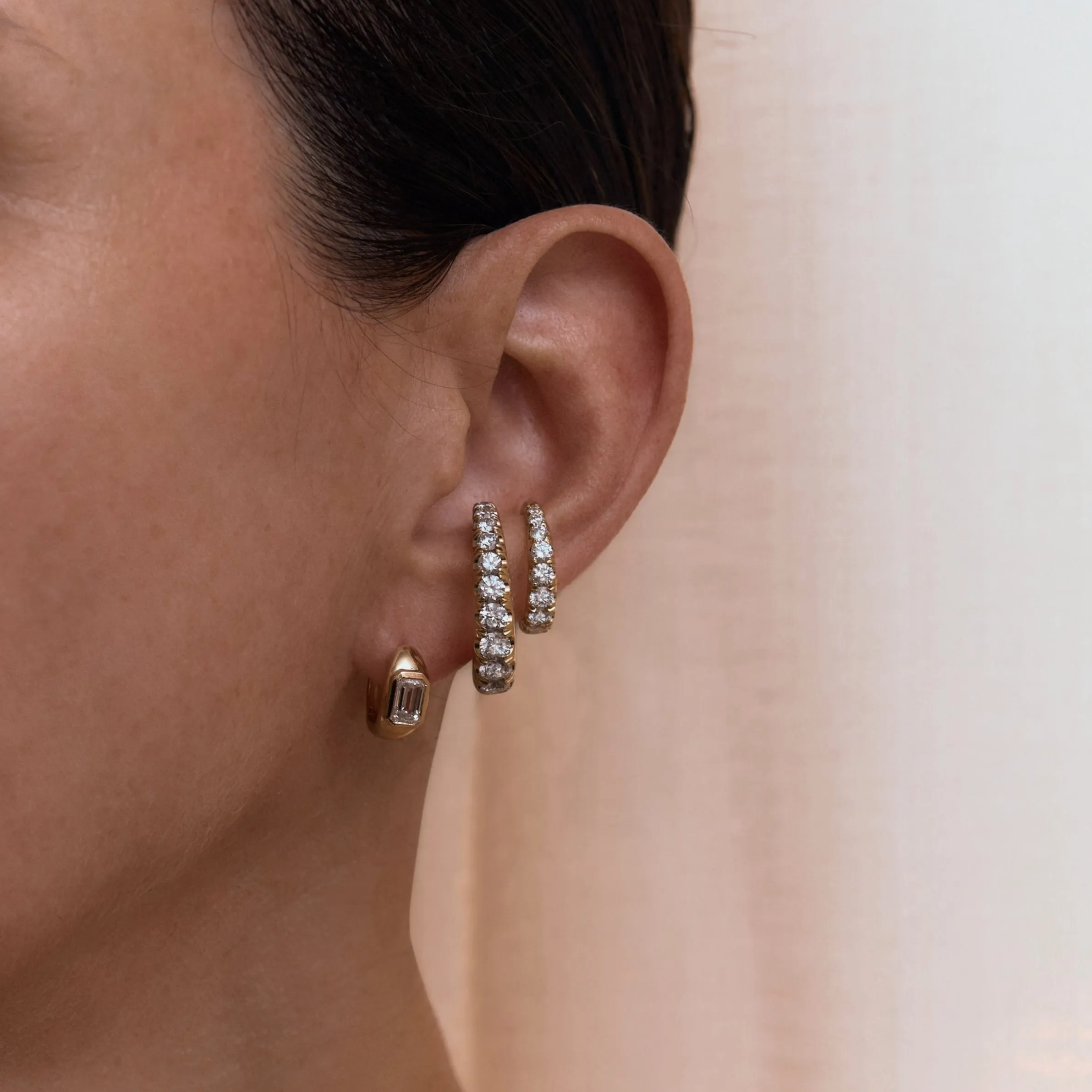 Colmillo Ear Cuff with White Ascending Diamonds sold by Gabriela Artigas product image thumbnail 3