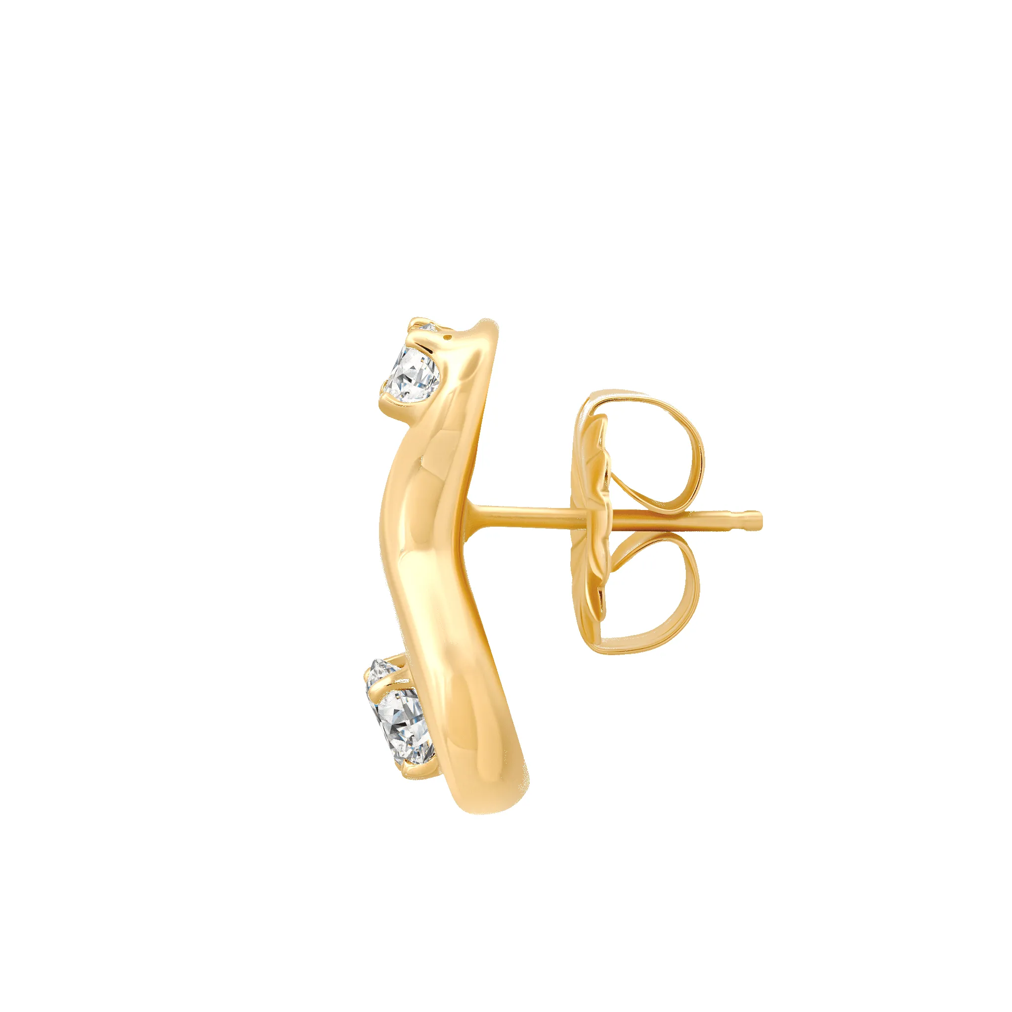Ray Earrings with Diamonds sold by Gabriela Artigas product image thumbnail 3