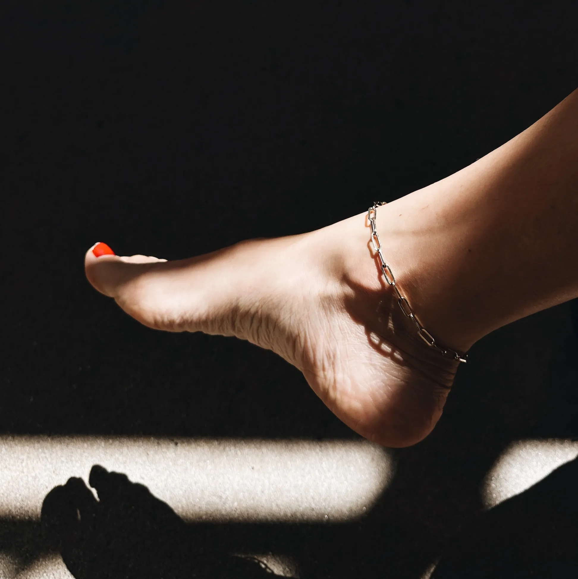 Mini Rectangular Chain Anklet sold by Gabriela Artigas