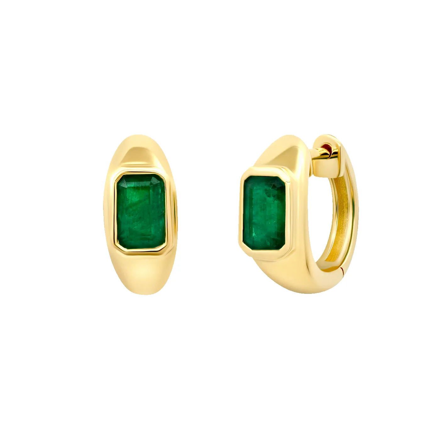 Medium Balloon Huggies with Emeralds sold by Gabriela Artigas