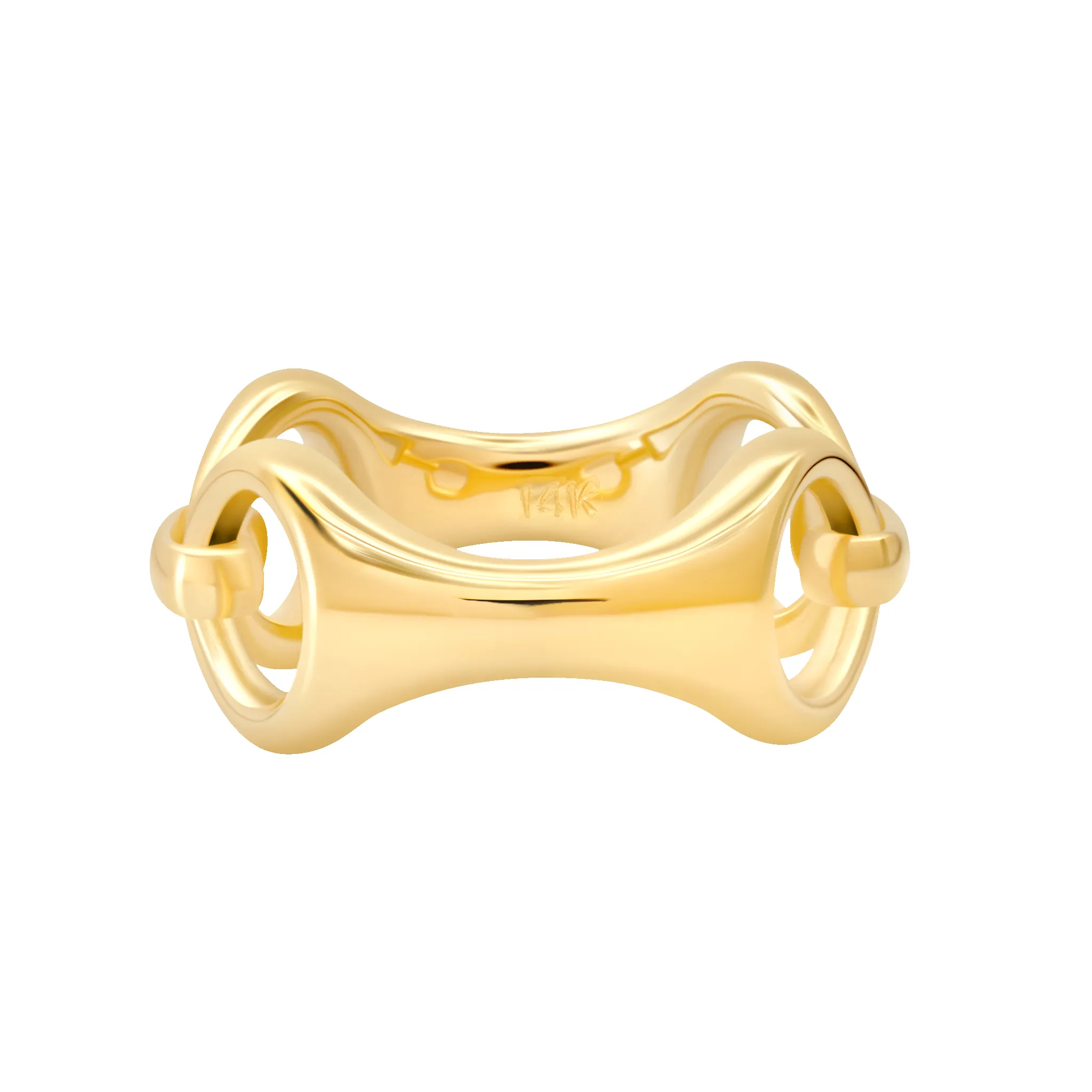 20 MM Fine Beam Link Ring sold by Gabriela Artigas