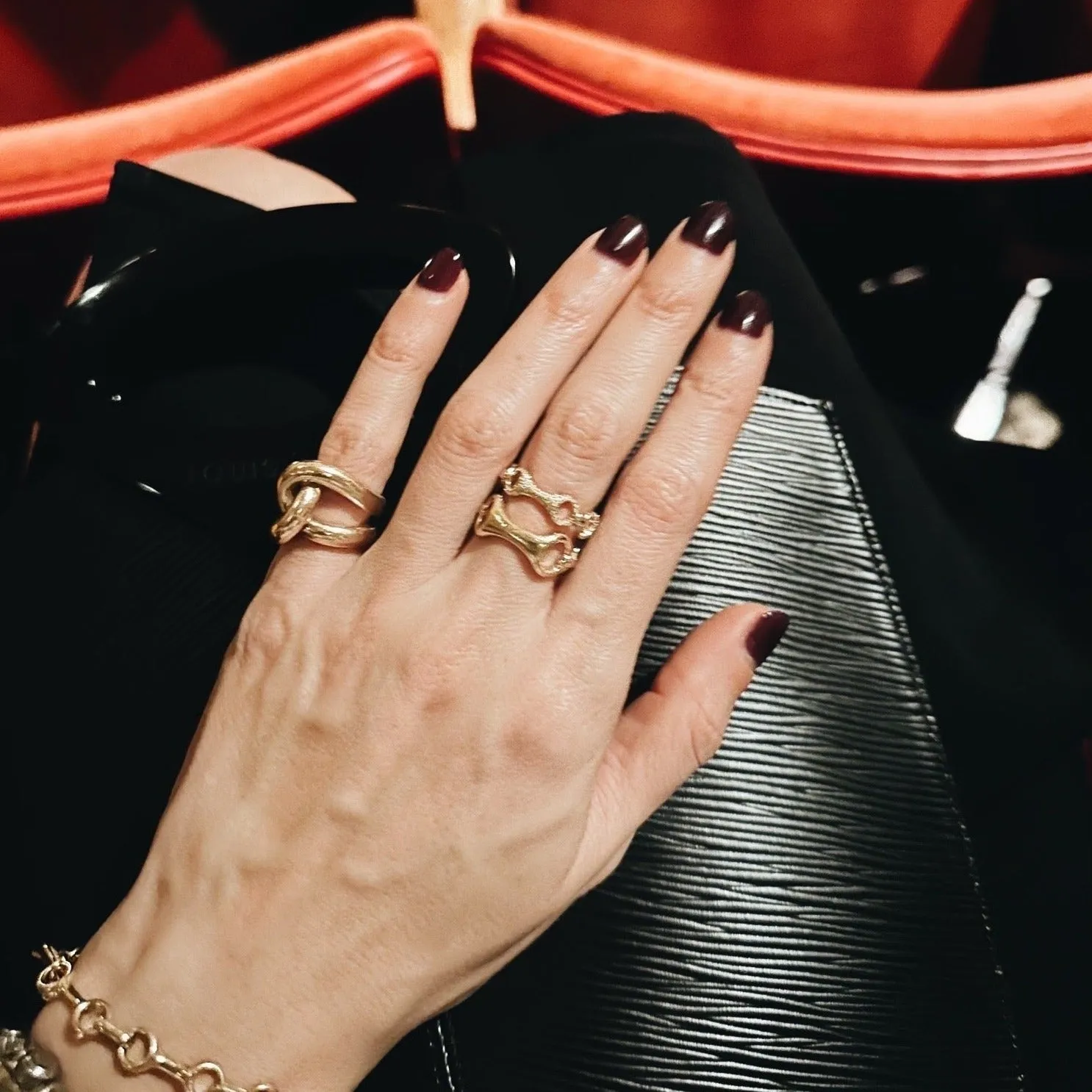 20 MM Fine Beam Link Ring sold by Gabriela Artigas product image thumbnail 4