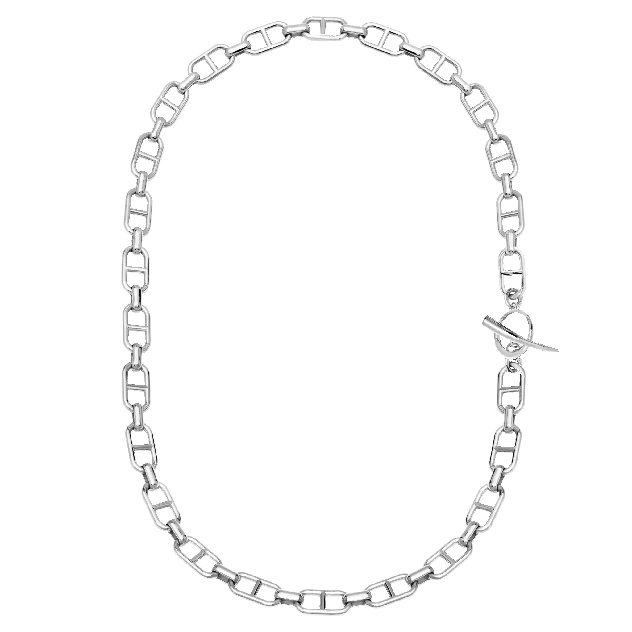 Stirrup Chain Necklace with Tusk Clasp sold by Gabriela Artigas product image thumbnail 2