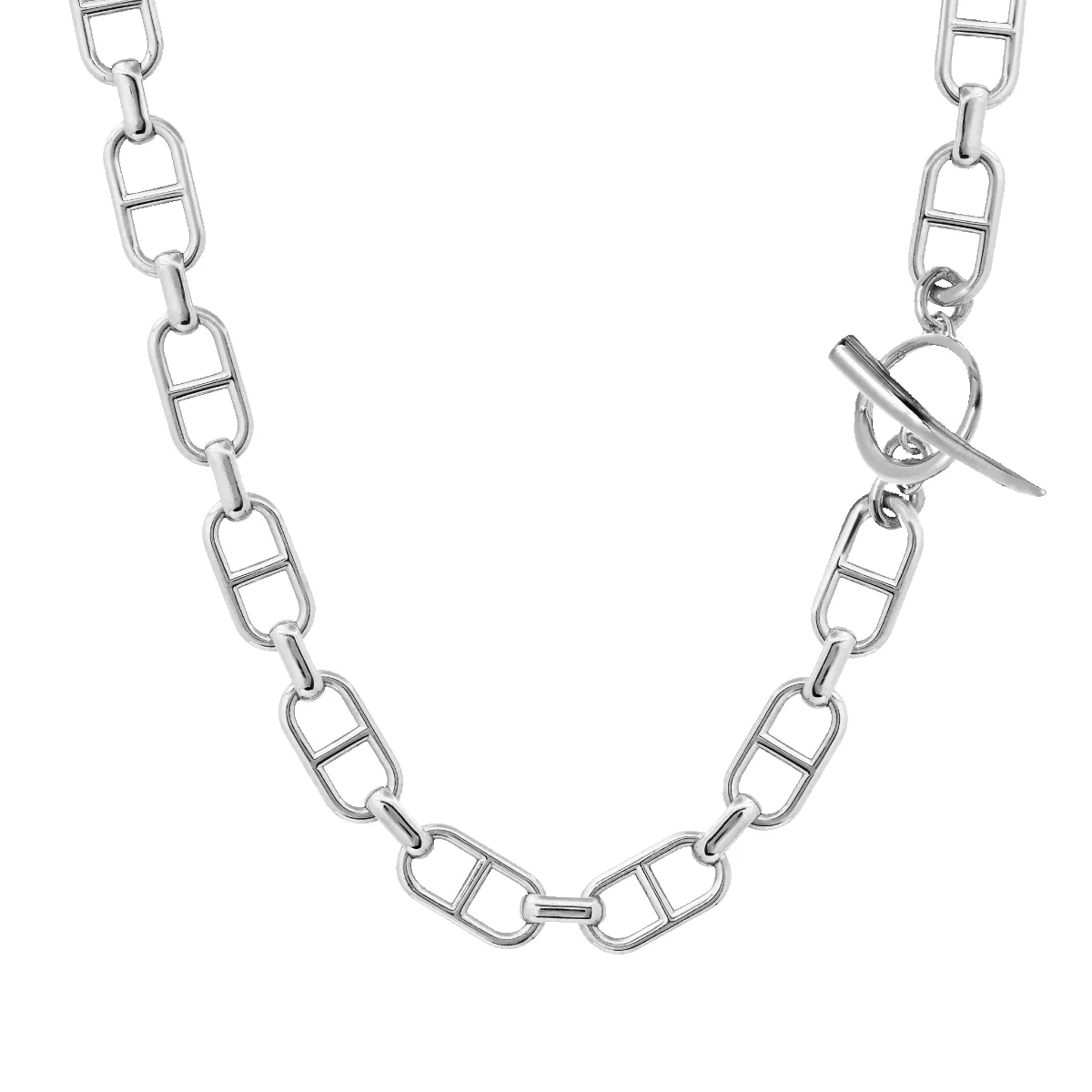 Stirrup Chain Necklace with Tusk Clasp sold by Gabriela Artigas product image thumbnail 4