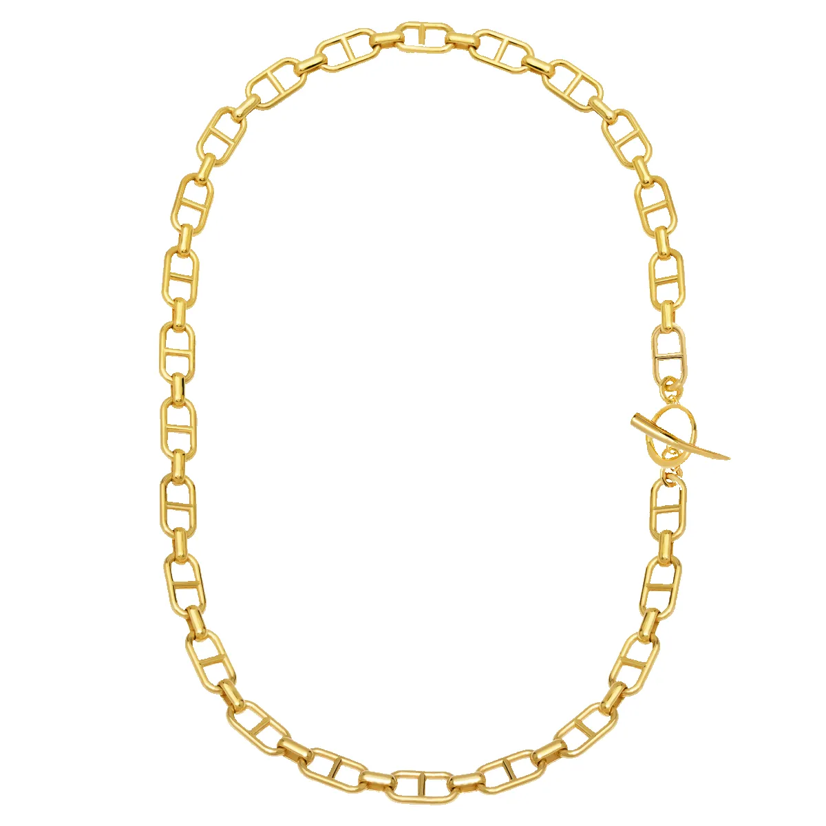 Stirrup Chain Necklace with Tusk Clasp sold by Gabriela Artigas product image thumbnail 5