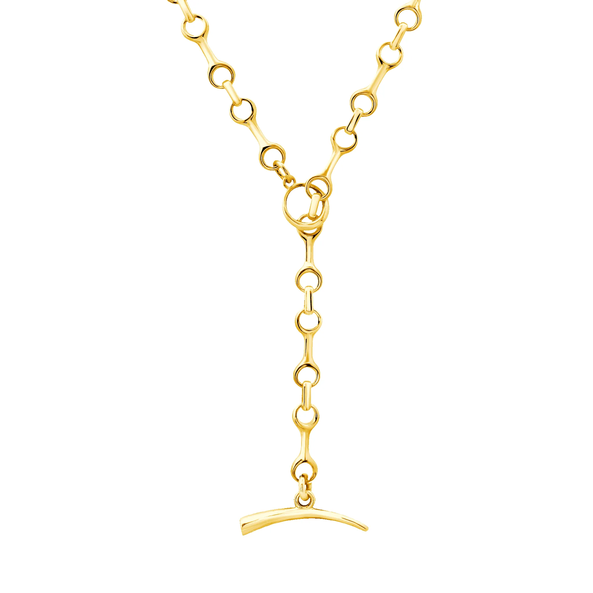 15 MM Double Beam Chain Necklace with Tusk Clasp sold by Gabriela Artigas product image thumbnail 4