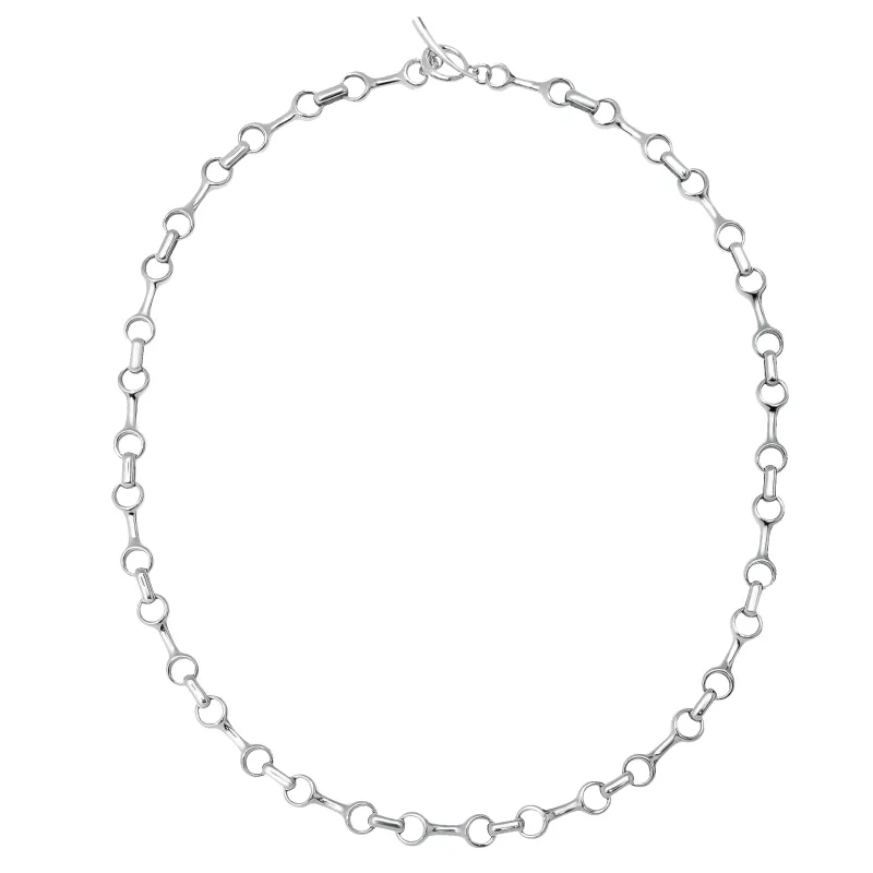 15 MM Double Beam Chain Necklace with Tusk Clasp made by Gabriela Artigas