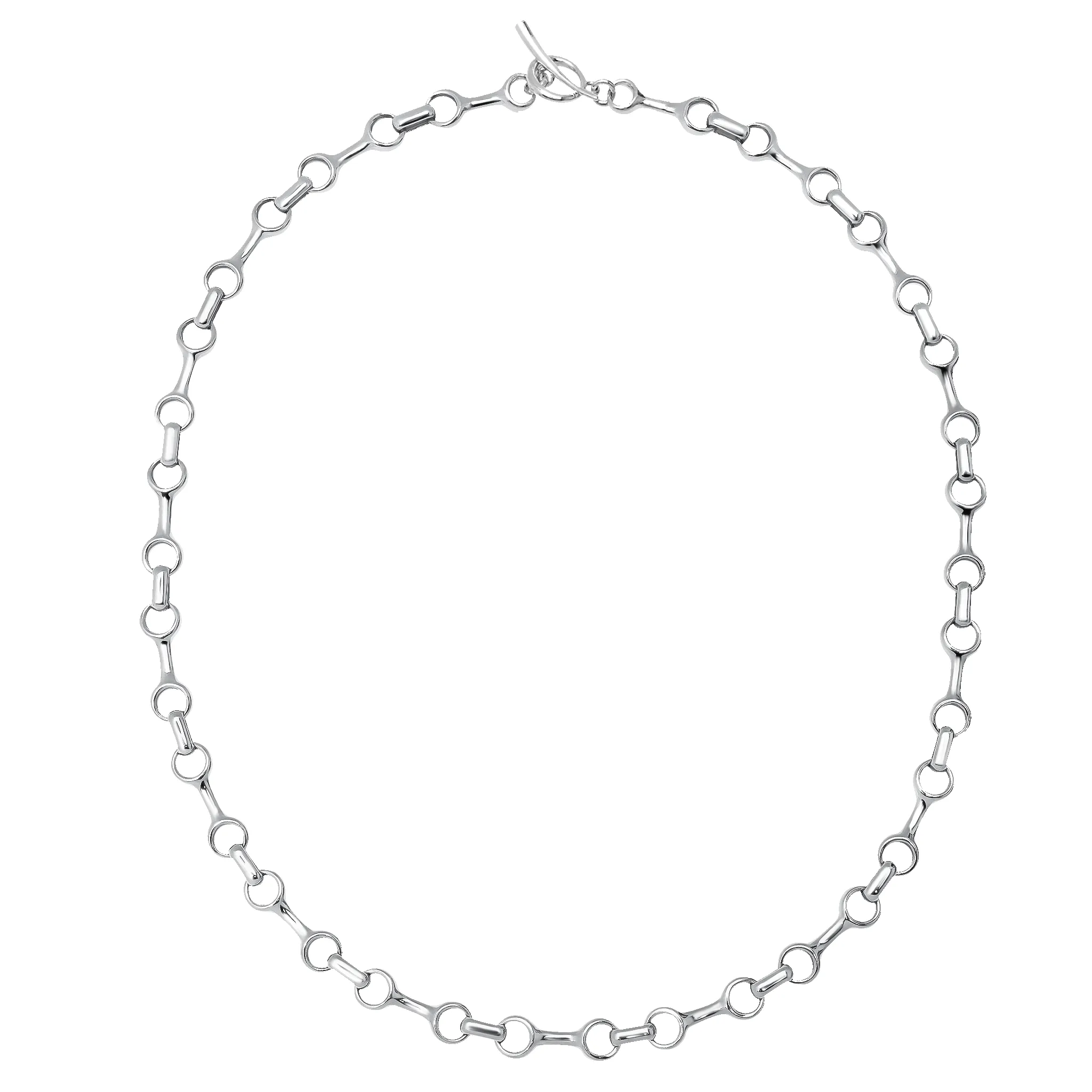 15 MM Double Beam Chain Necklace with Tusk Clasp sold by Gabriela Artigas