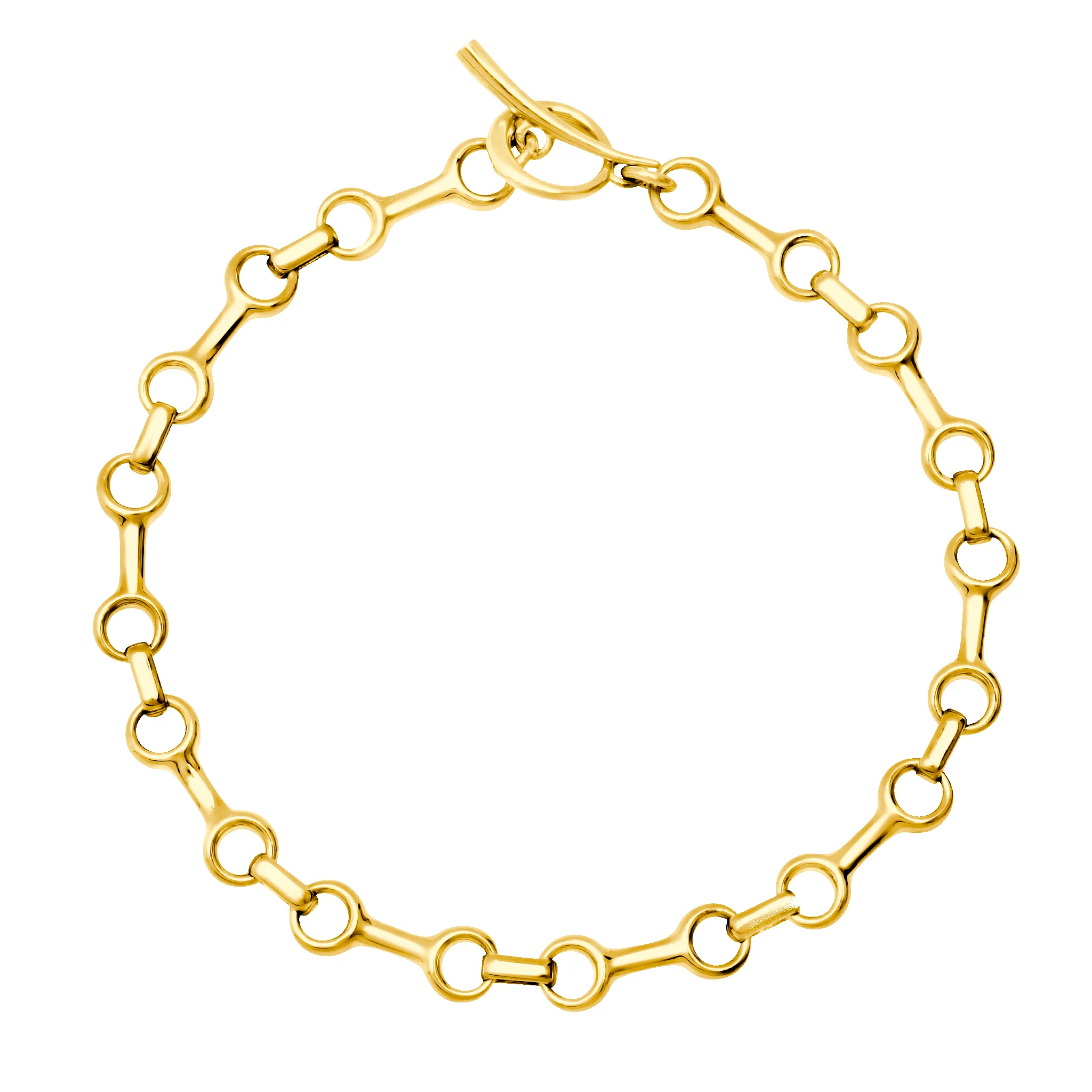 15 MM Double Beam Chain Bracelet with Tusk Clasp sold by Gabriela Artigas product image thumbnail 3