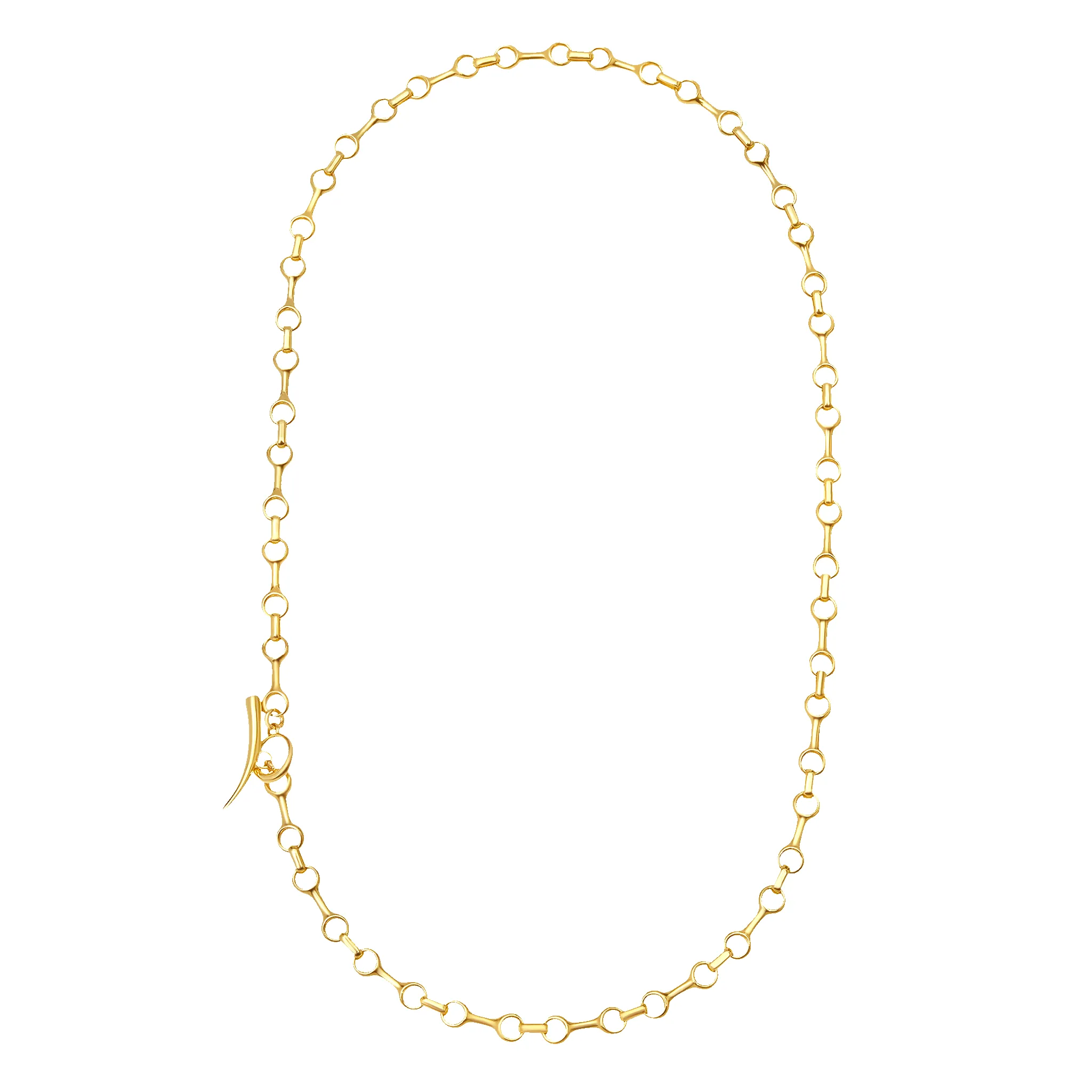 15 MM + 20 MM Fine Double Beam Chain Necklaces with Tusk Clasp sold by Gabriela Artigas product image thumbnail 3