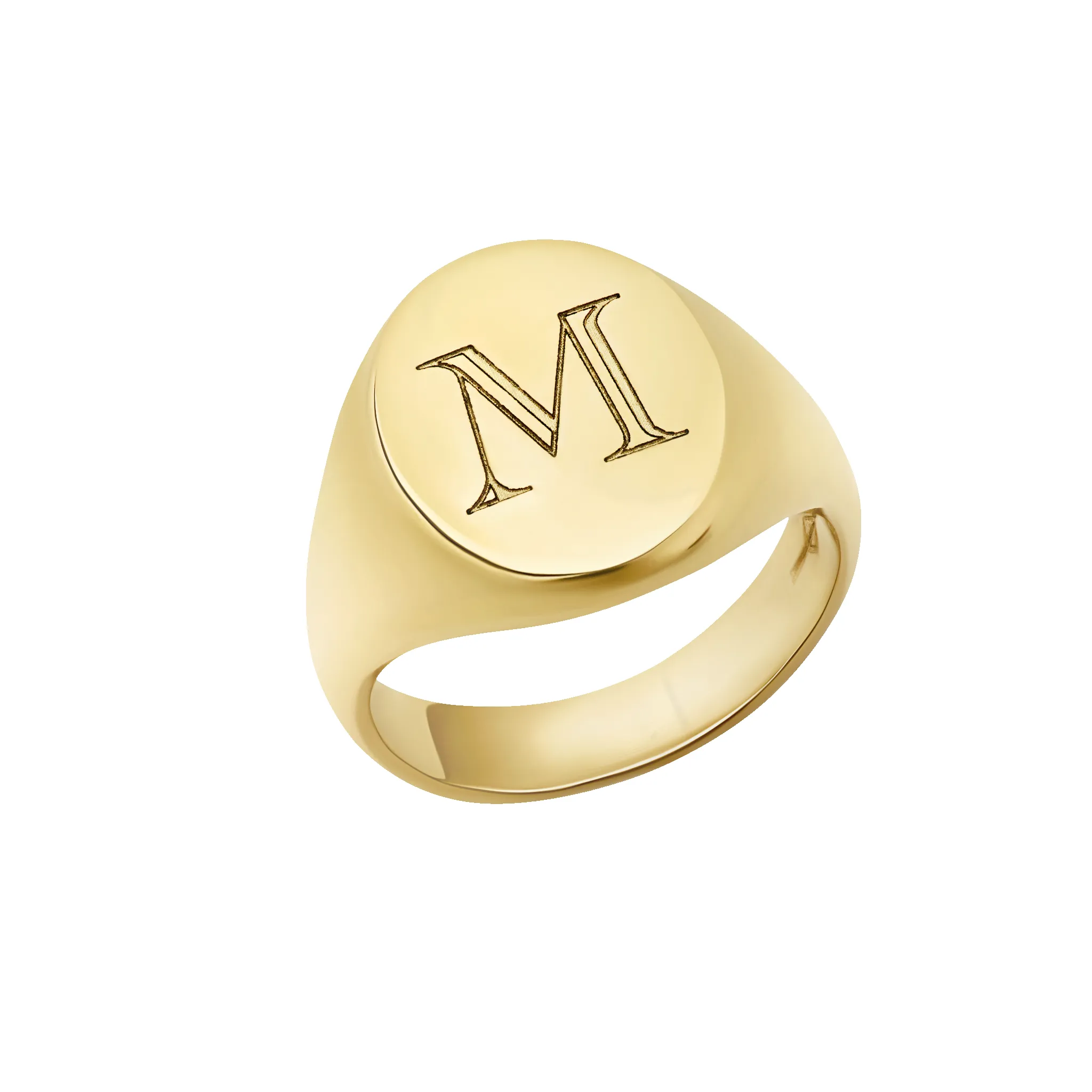 Fine Large Disc Signet Ring sold by Gabriela Artigas product image thumbnail 5