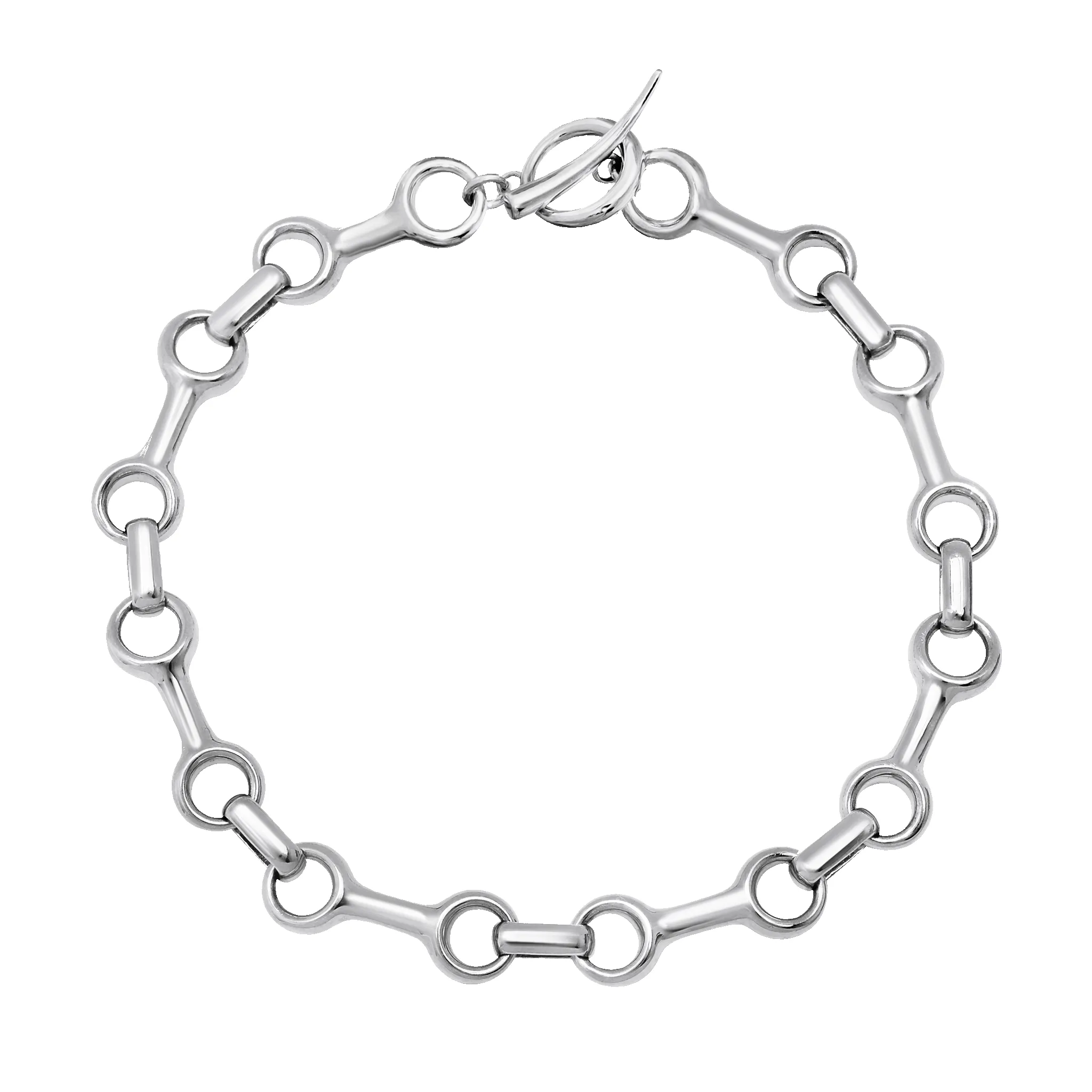 25 MM Double Beam Chain Bracelet with Tusk Clasp sold by Gabriela Artigas product image thumbnail 2