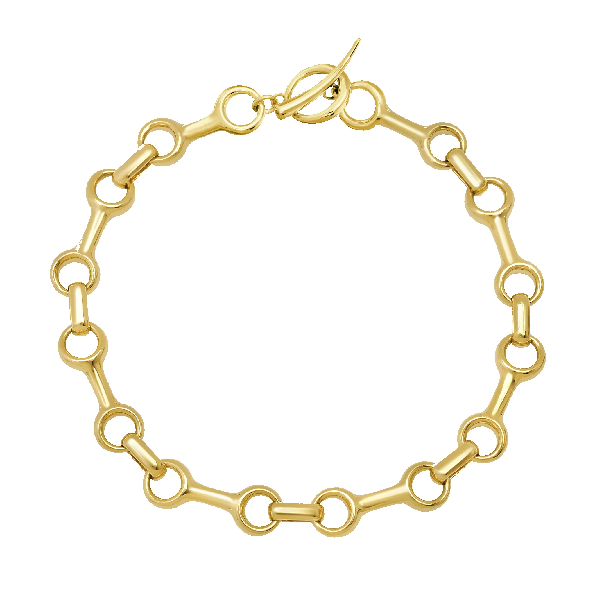 25 MM Double Beam Chain Bracelet with Tusk Clasp sold by Gabriela Artigas product image thumbnail 5
