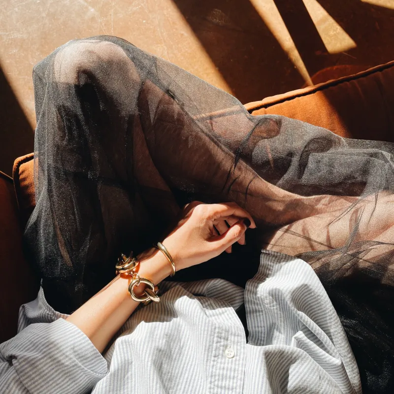 Full Link Bracelet with Tusk Clasp sold by Gabriela Artigas