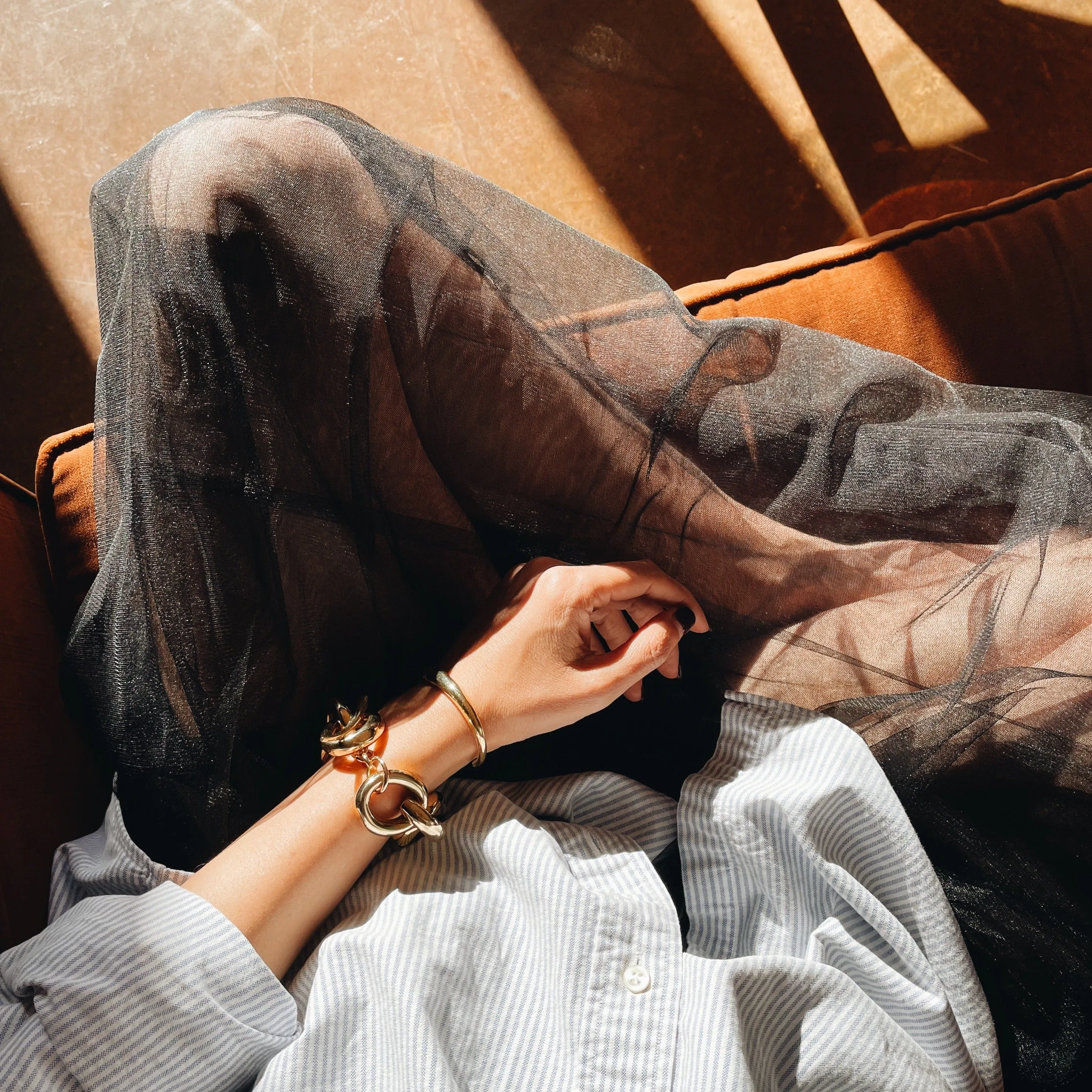 Full Link Bracelet with Tusk Clasp sold by Gabriela Artigas