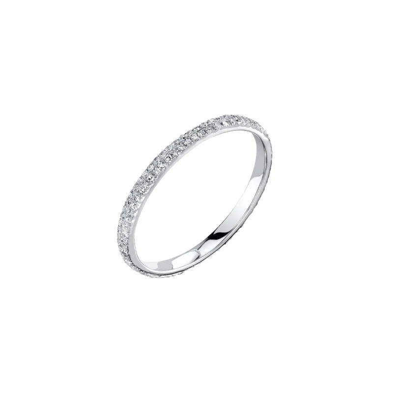 Axel Ring with White Pavé Diamonds sold by Gabriela Artigas
