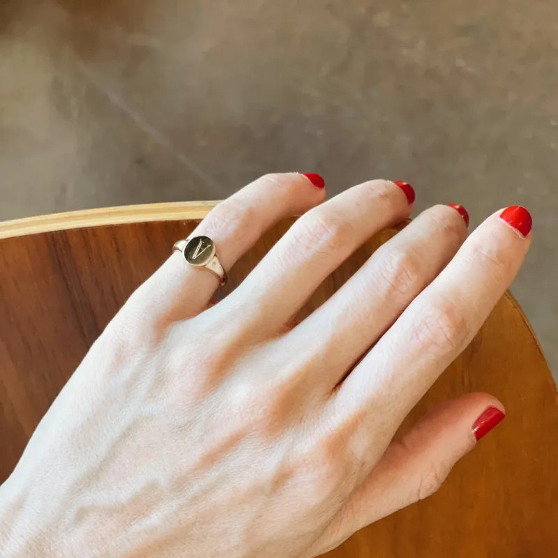 Disc Signet Ring sold by Gabriela Artigas