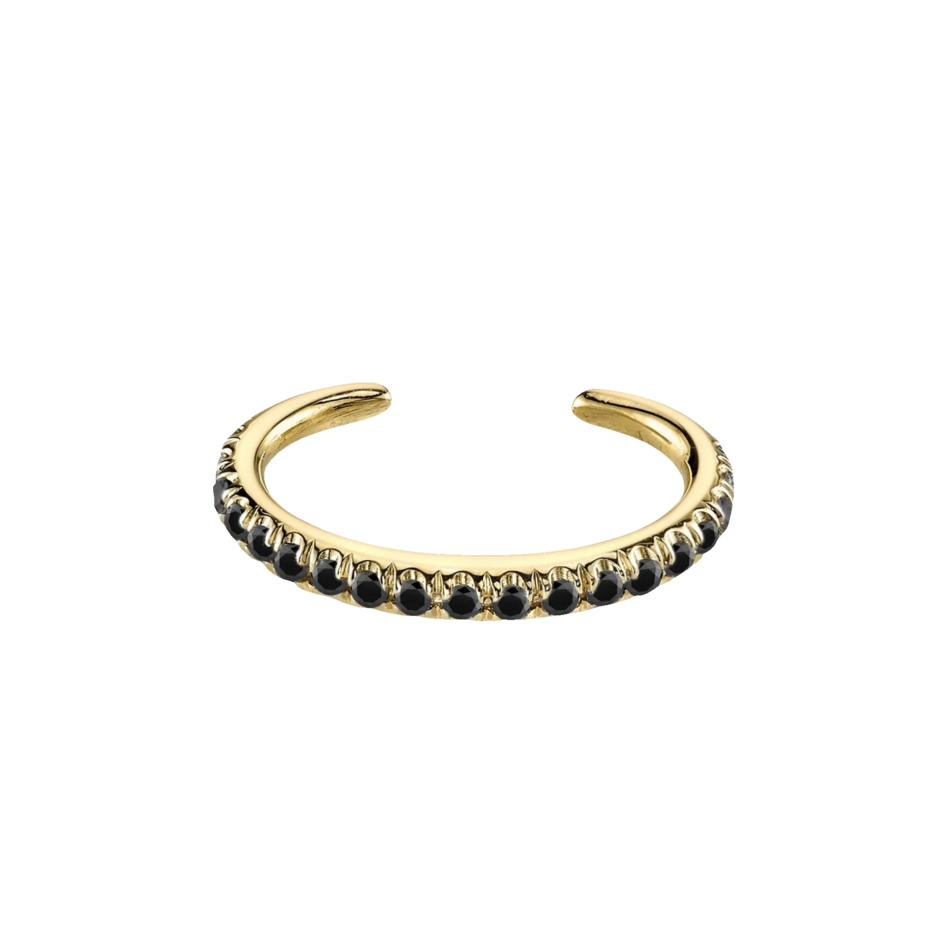 Reloaded Ear Cuff with Black Pavé Diamonds sold by Gabriela Artigas product image thumbnail 3