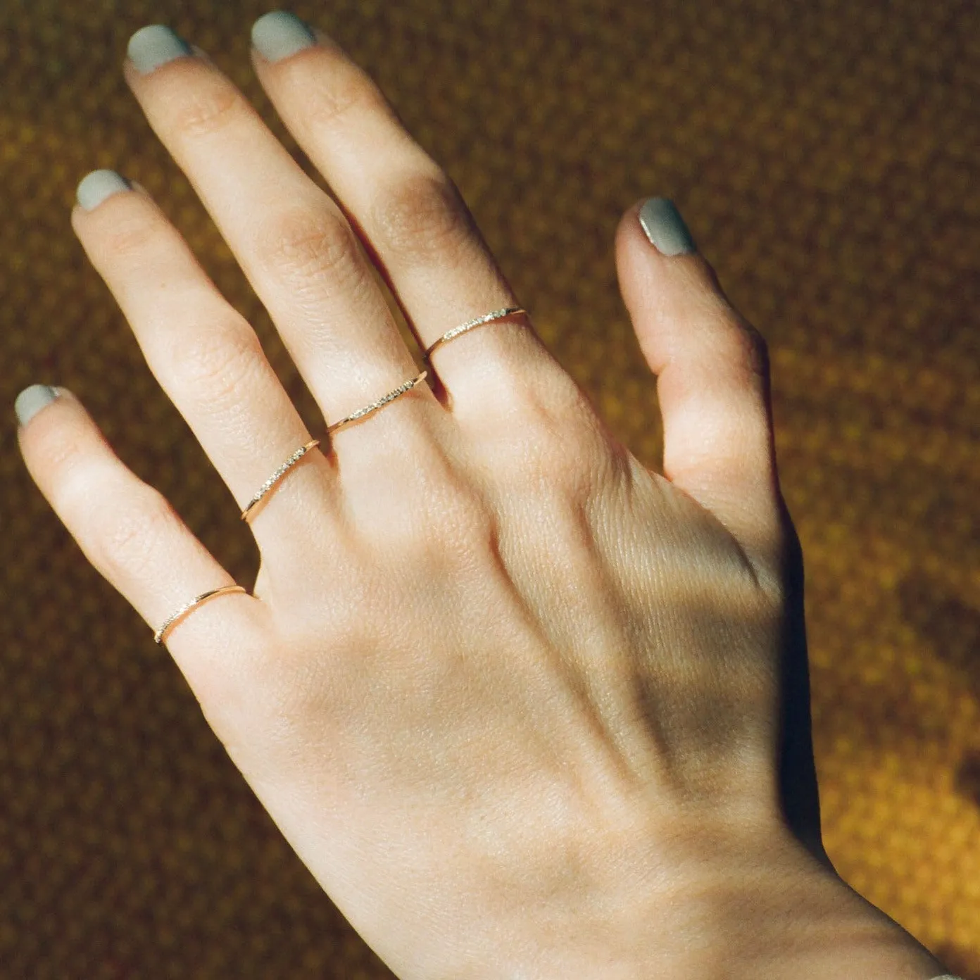 Mini Axis Ring with White Pavé Diamonds sold by Gabriela Artigas product image thumbnail 2