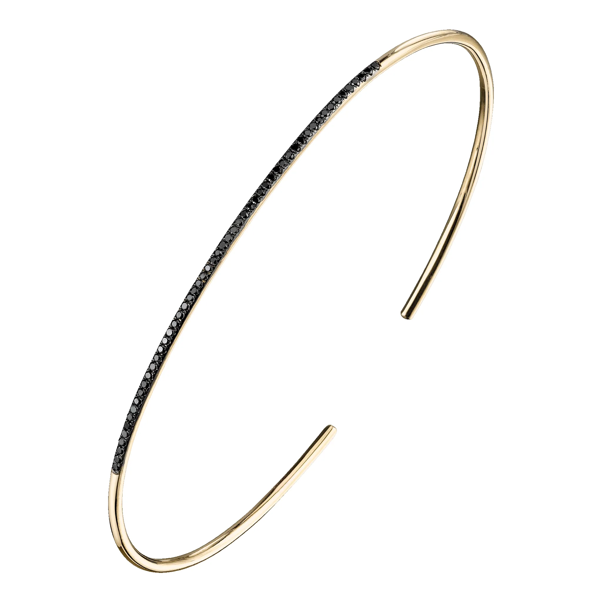 Axis Cuff with Black Pavé Diamonds sold by Gabriela Artigas product image thumbnail 3