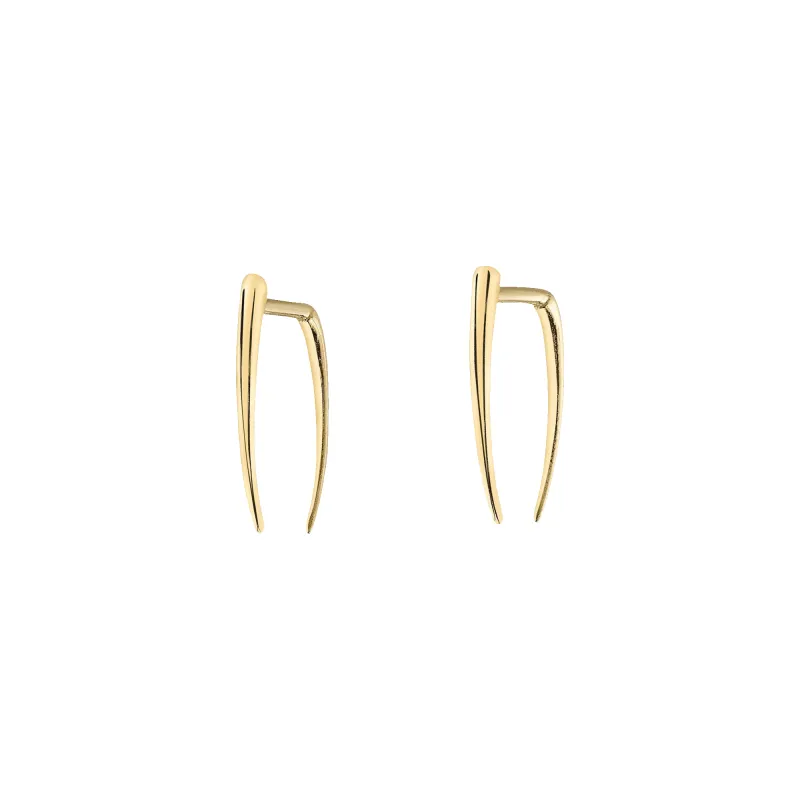 Classic Infinite Tusk Earring made by Gabriela Artigas