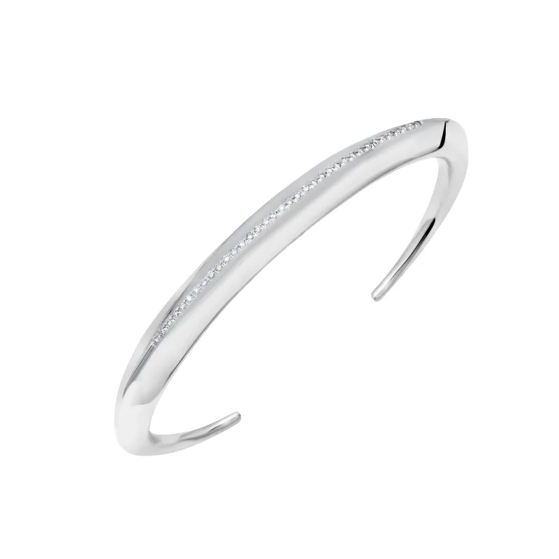 Fang Cuff with White Pave Diamonds sold by Gabriela Artigas