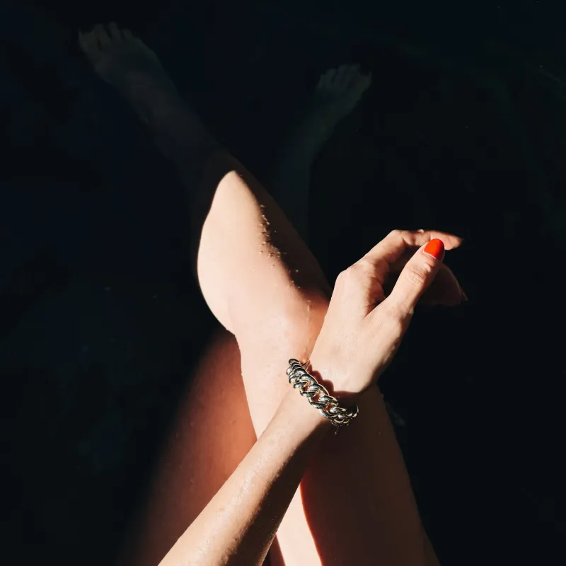 Fine Full Palma Bracelet with Tusk Clasp sold by Gabriela Artigas