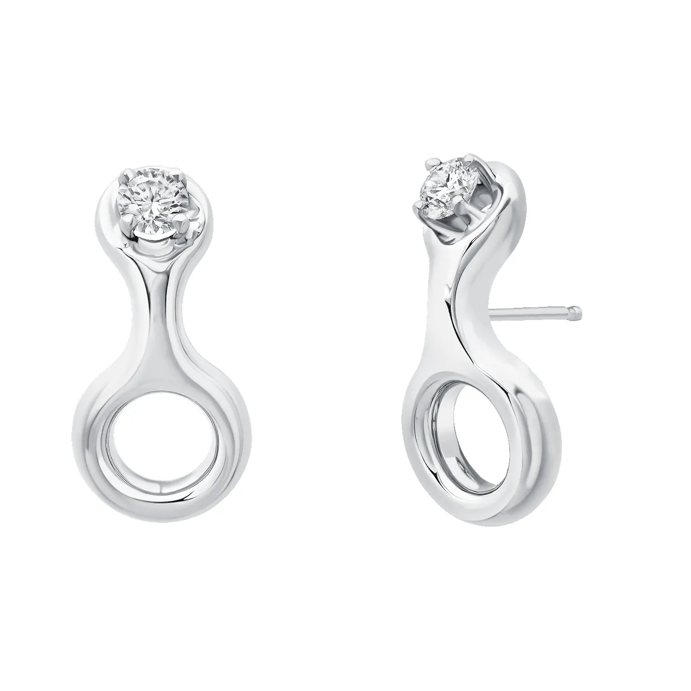 Ray Earrings with Top Diamond sold by Gabriela Artigas product image thumbnail 4