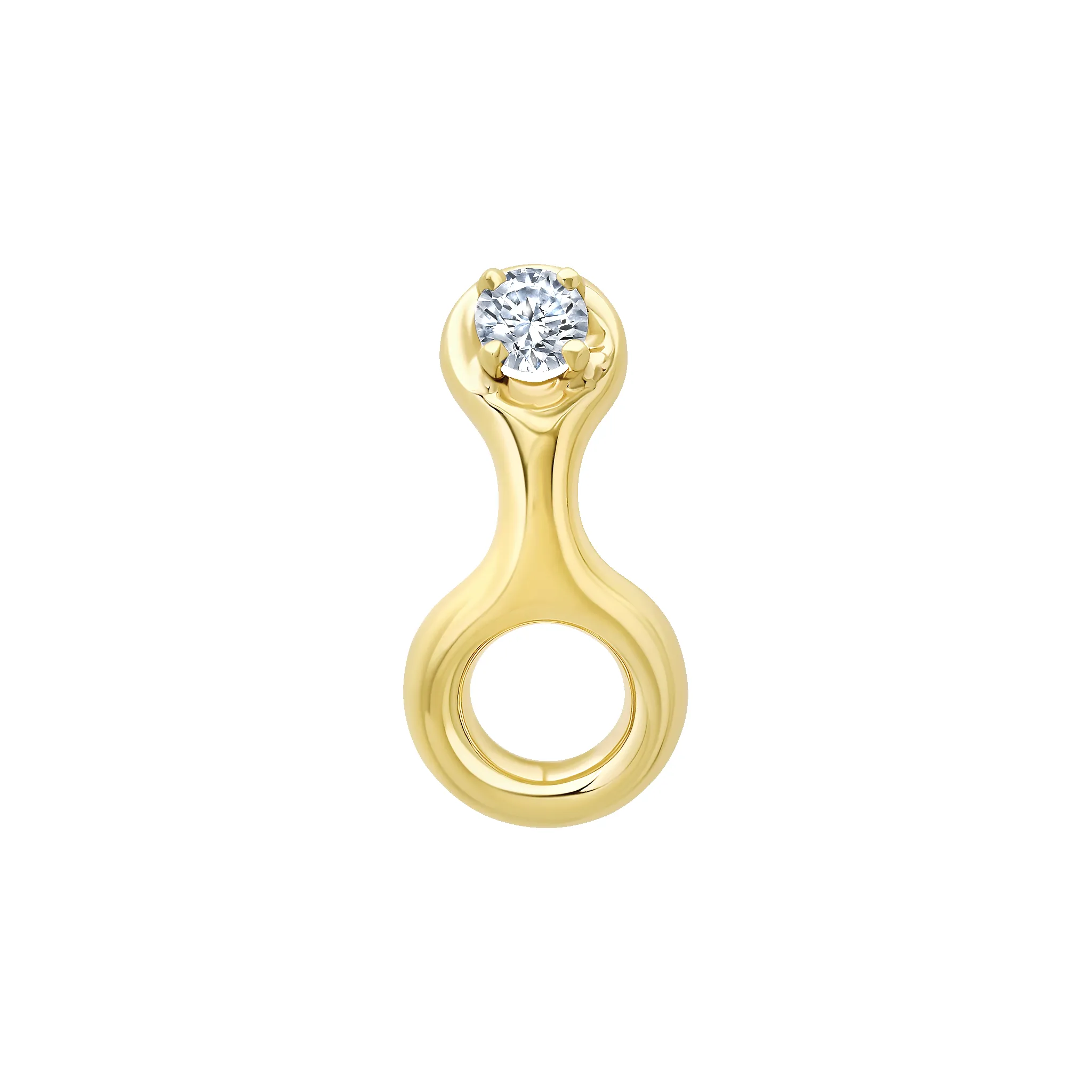 Ray Earrings with Top Diamond sold by Gabriela Artigas