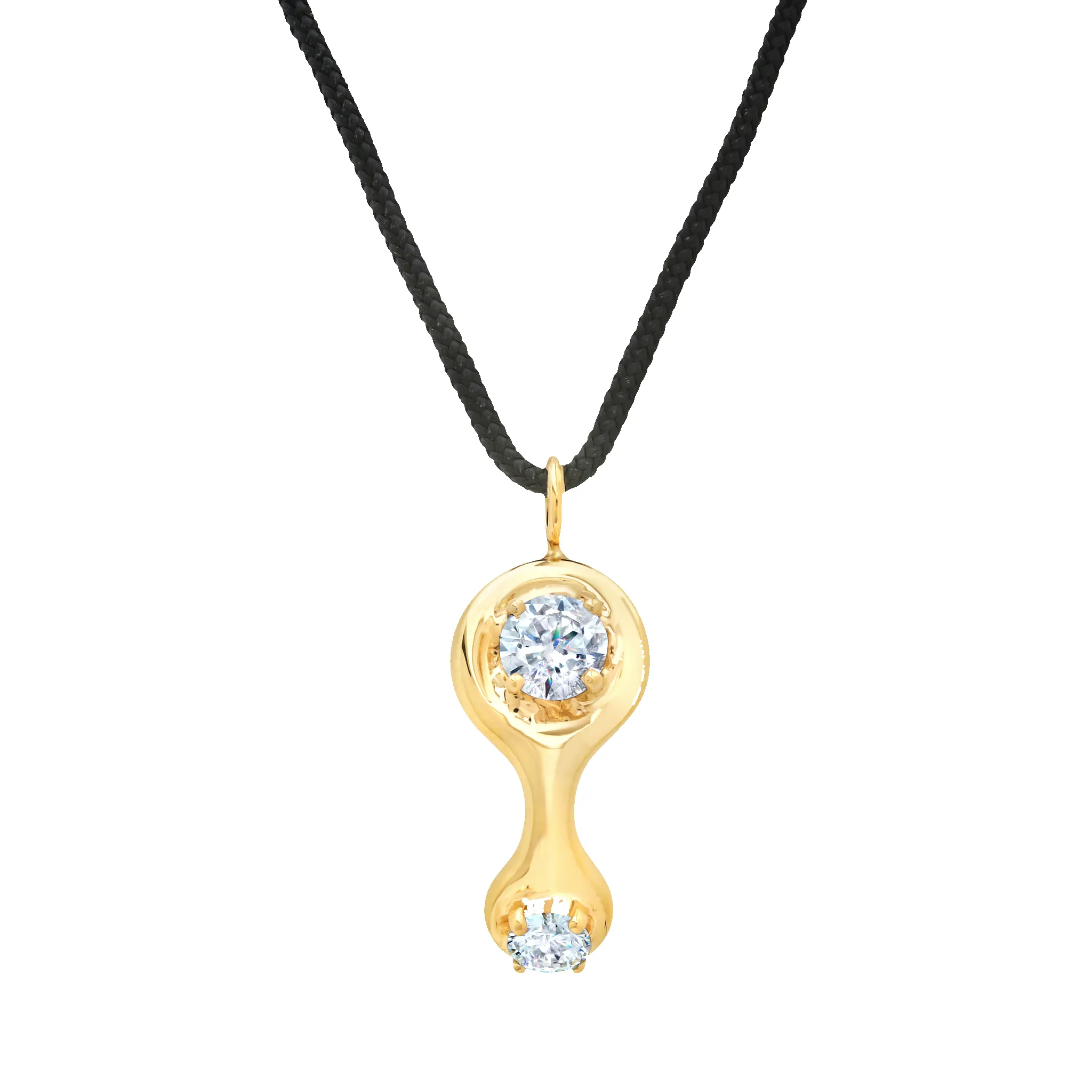 Ray Pendant with Diamonds on Cord sold by Gabriela Artigas product image thumbnail 2