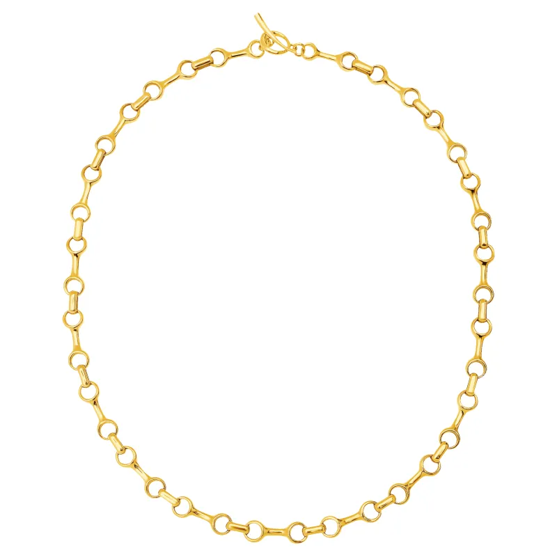Double Beam Chain Necklace made by Gabriela Artigas