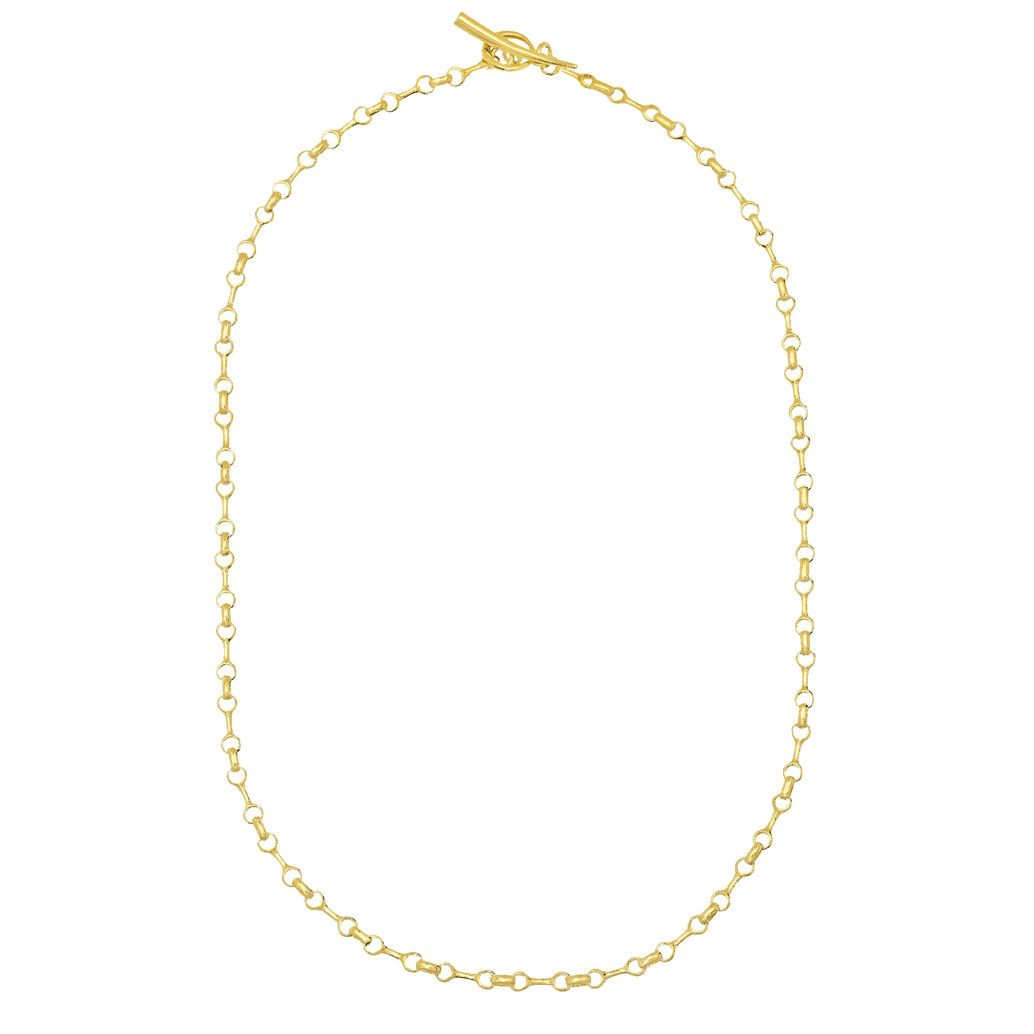 Small Double Beam Chain Necklace sold by Gabriela Artigas product image thumbnail 3