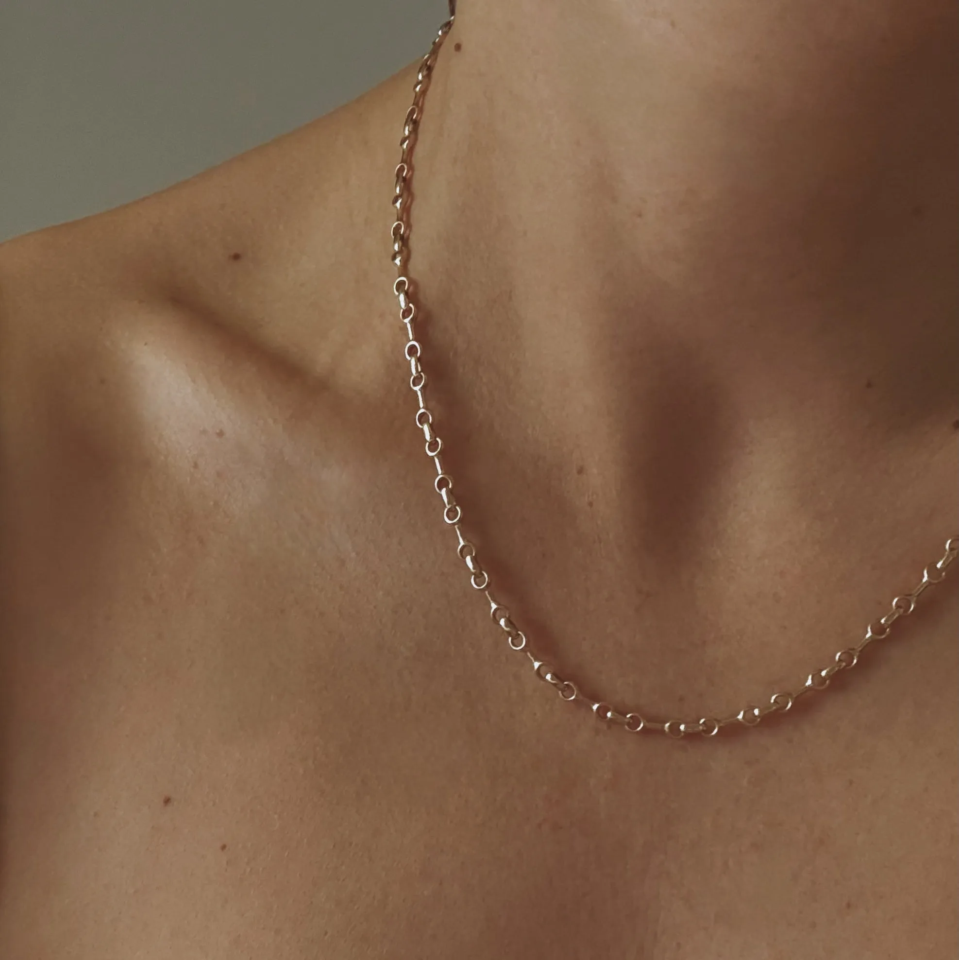 Small Double Beam Chain Necklace sold by Gabriela Artigas product image thumbnail 2