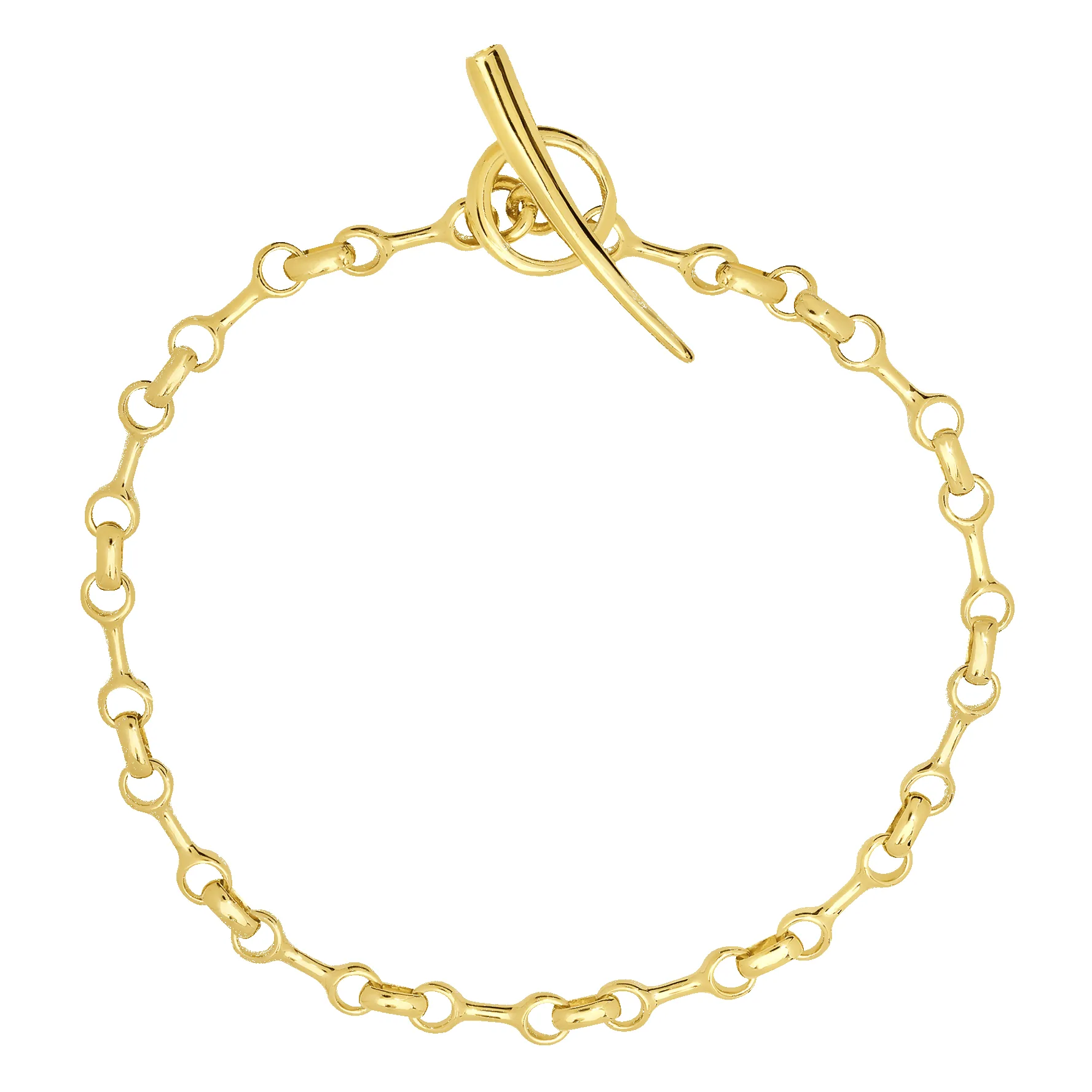 Small Double Beam Chain Bracelet sold by Gabriela Artigas product image thumbnail 3