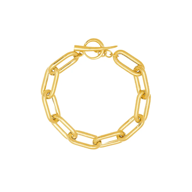 Way Chain Bracelet with Tusk Clasp made by Gabriela Artigas
