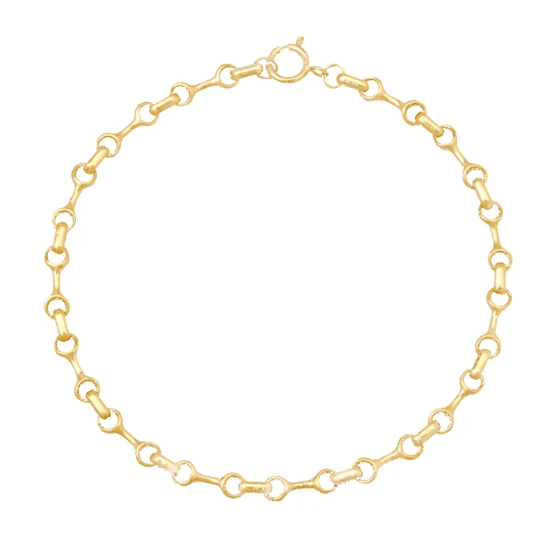 Small Fine Double Beam Chain Bracelet made by Gabriela Artigas