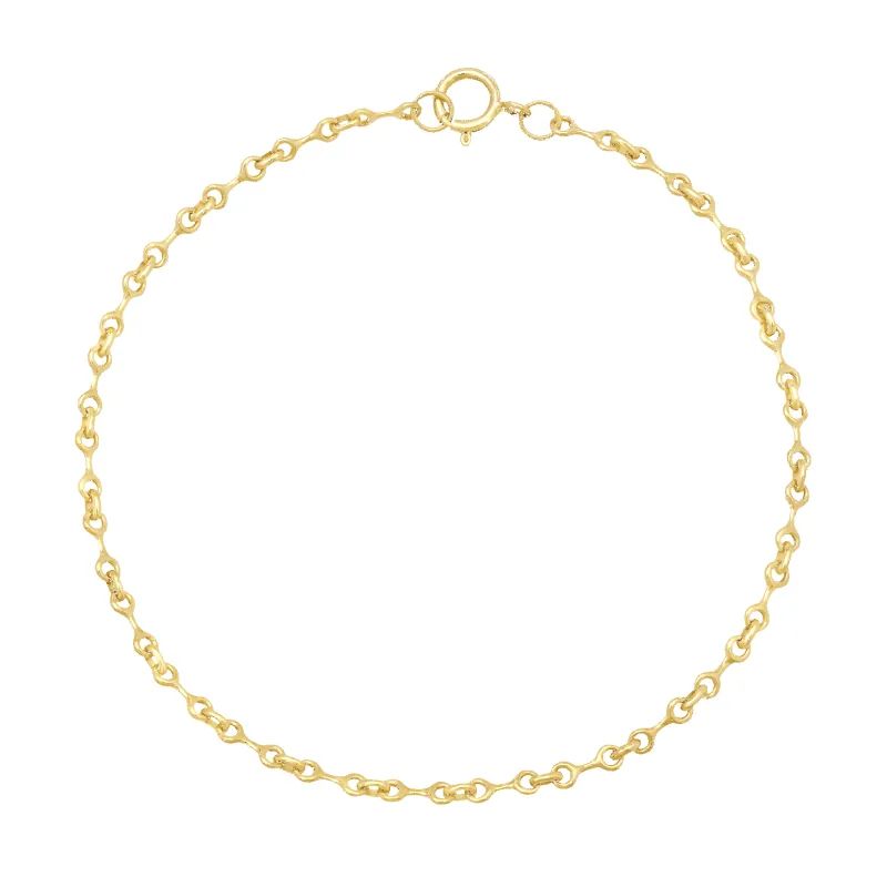 Mini Fine Double Beam Chain Bracelet made by Gabriela Artigas