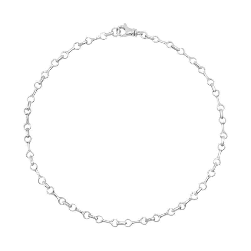 Small Double Beam Chain Anklet made by Gabriela Artigas
