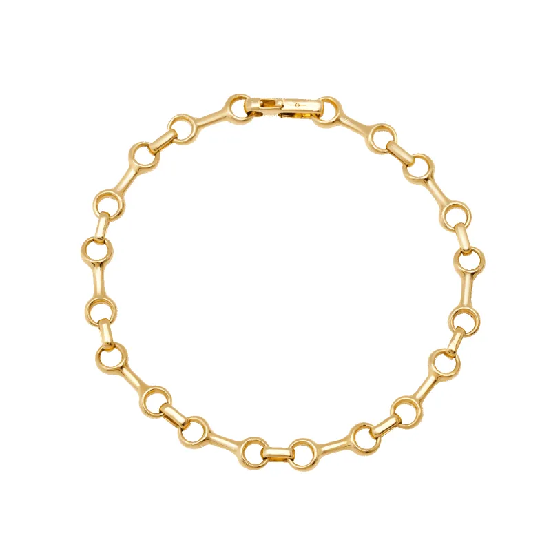 Medium Double Beam Chain Anklet made by Gabriela Artigas