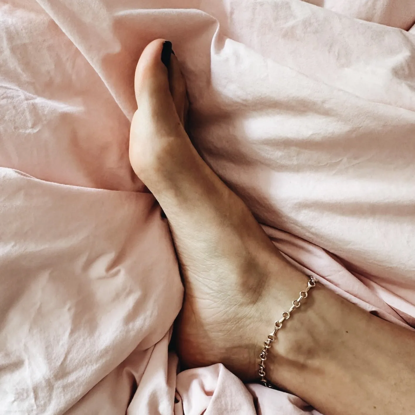 Medium Double Beam Chain Anklet sold by Gabriela Artigas product image thumbnail 2