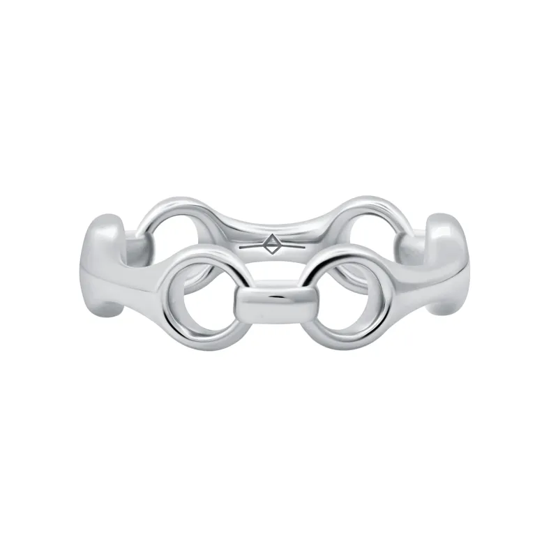Medium Beam Link Ring made by Gabriela Artigas