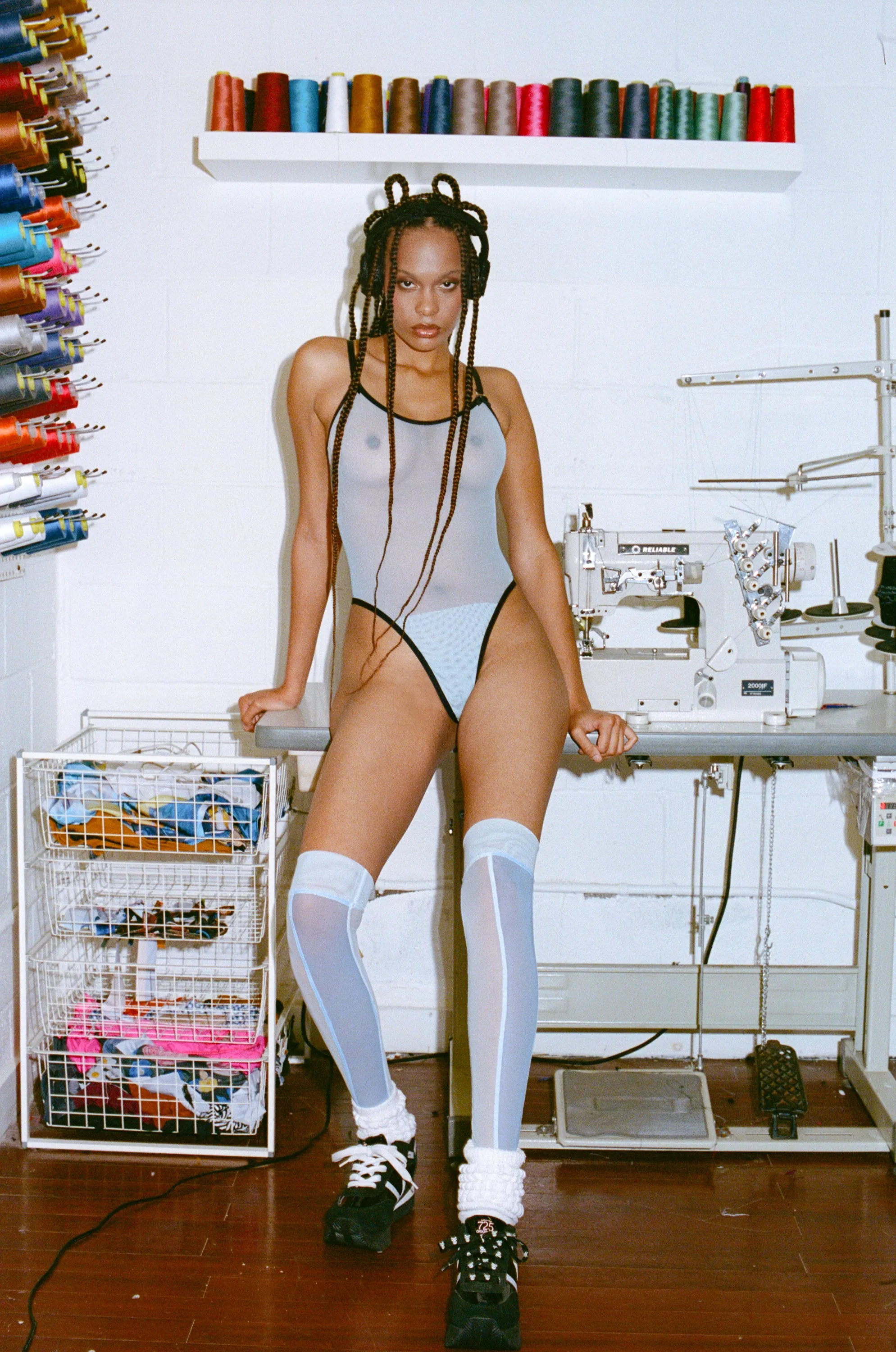 KRIS BODYSUIT - BLUE sold by Bully Boy