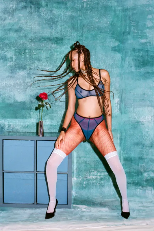 LEE PANTIES - TEAL sold by Bully Boy