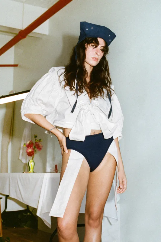 JONNY PANTIES - NAVY COTTON sold by Bully Boy