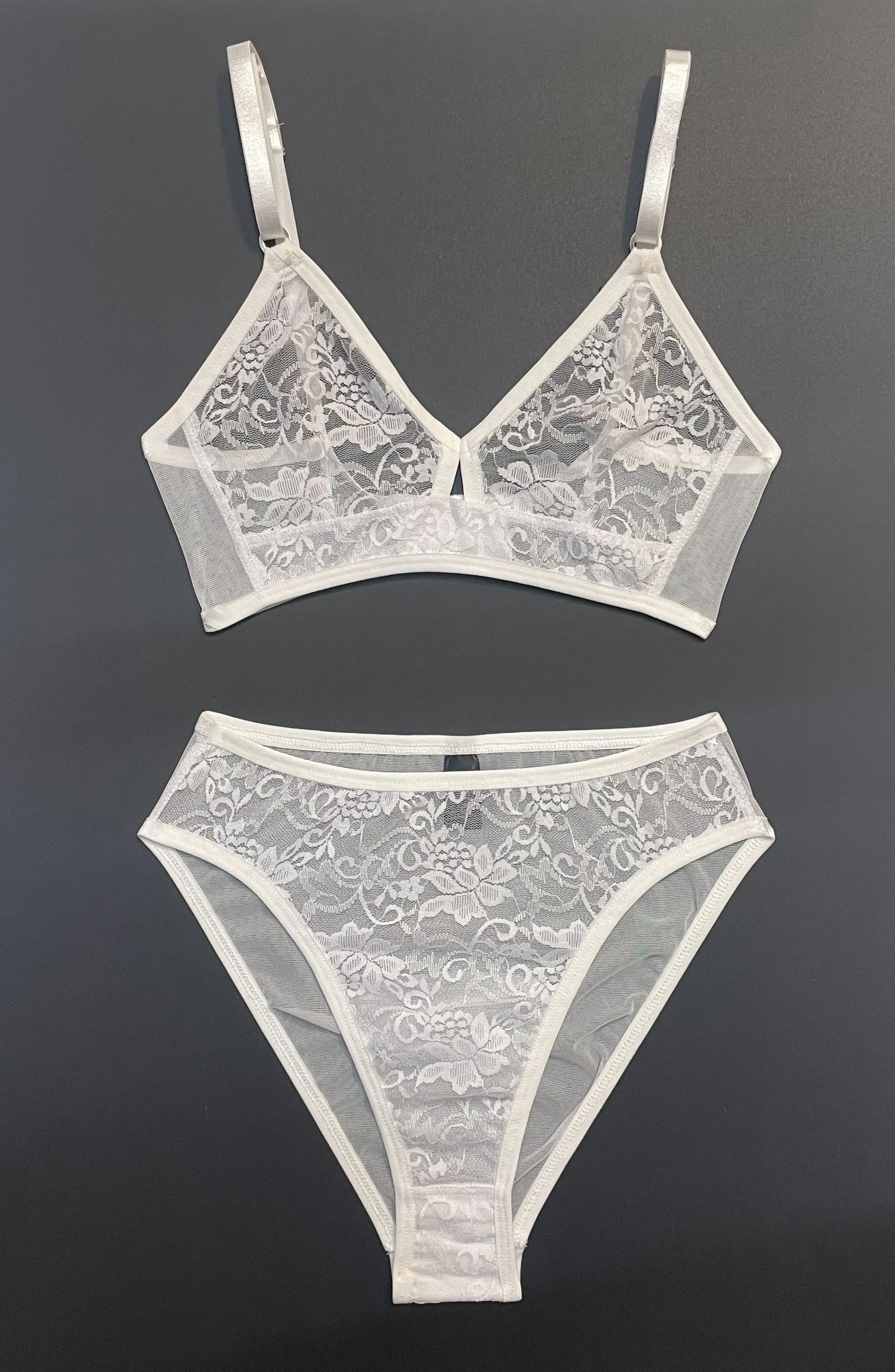 BRICK BRA - WHITE LACE sold by Bully Boy product image thumbnail 3